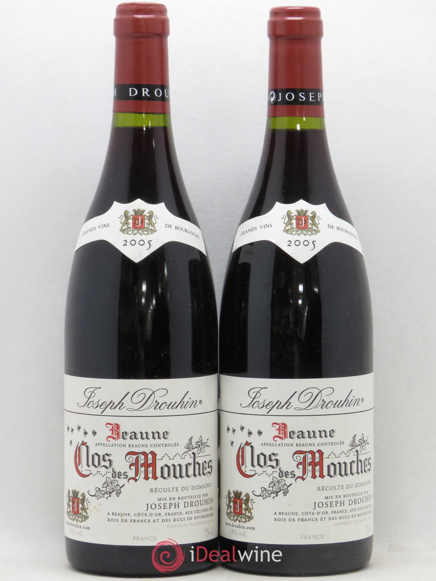 Beaune 1er Cru Clos des Mouches Joseph Drouhin 2005 - Lot de 2 bouteilles - 0