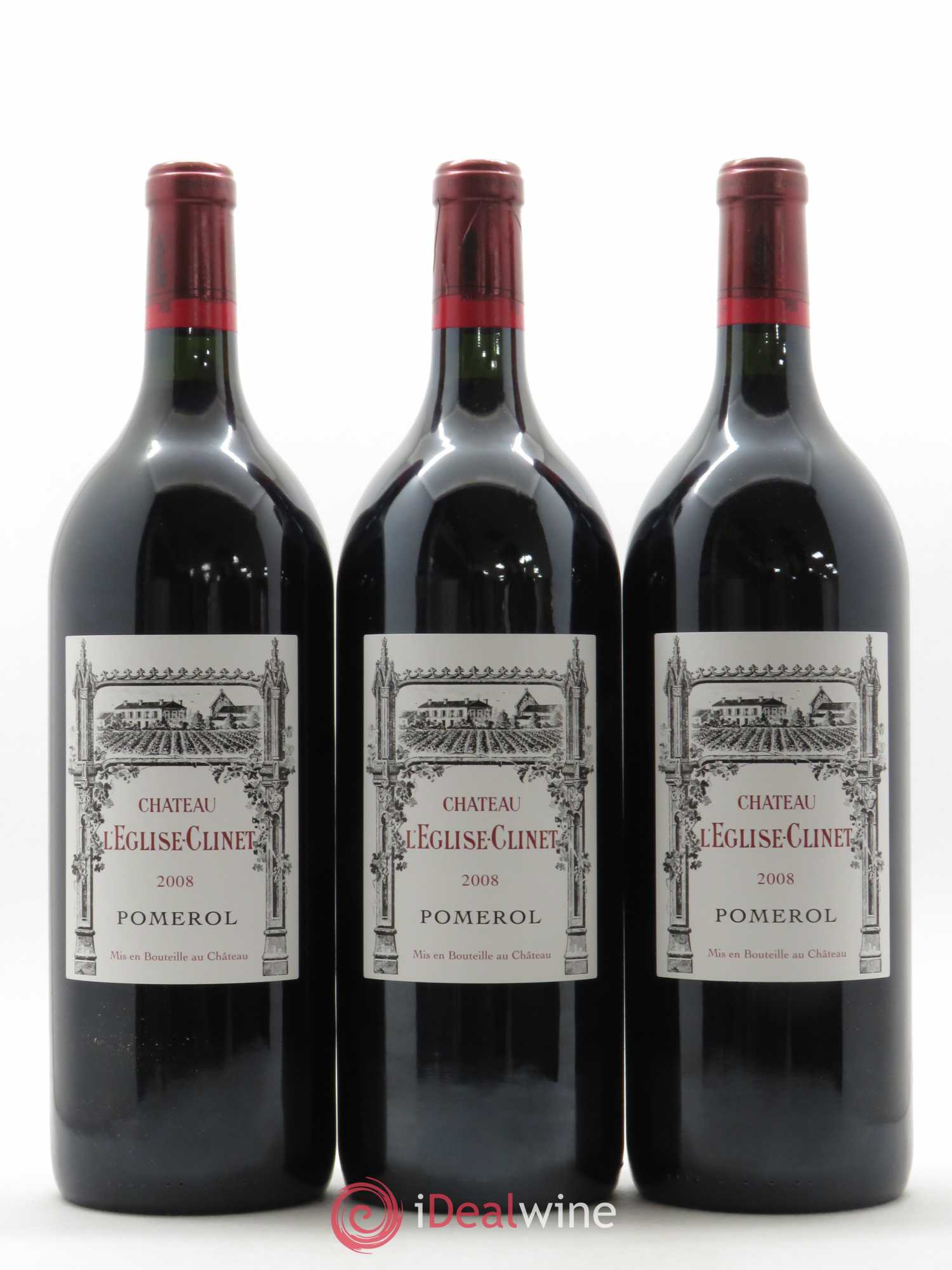 Château l' Église Clinet 2008 - Lot de 3 magnums - 0