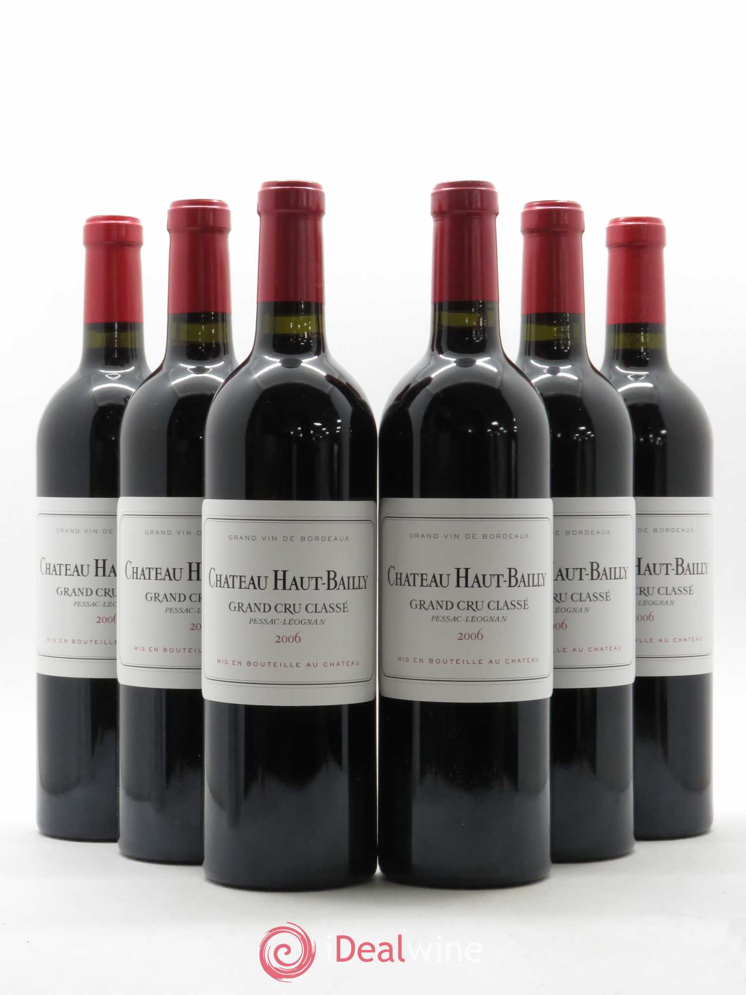 Château Haut-Bailly Cru Classé de Graves 2006 - Lot de 6 bouteilles - 0