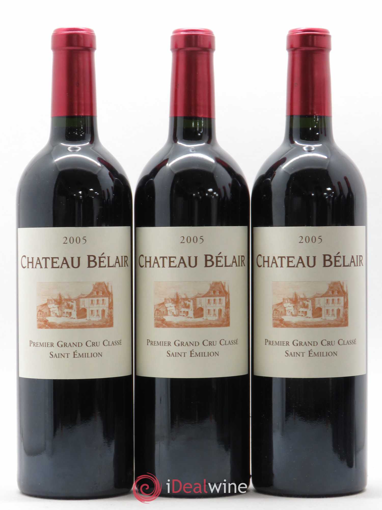 Château Belair (Belair-Monange) 1er Grand Cru Classé B 2005 - Lot de 6 bouteilles - 1