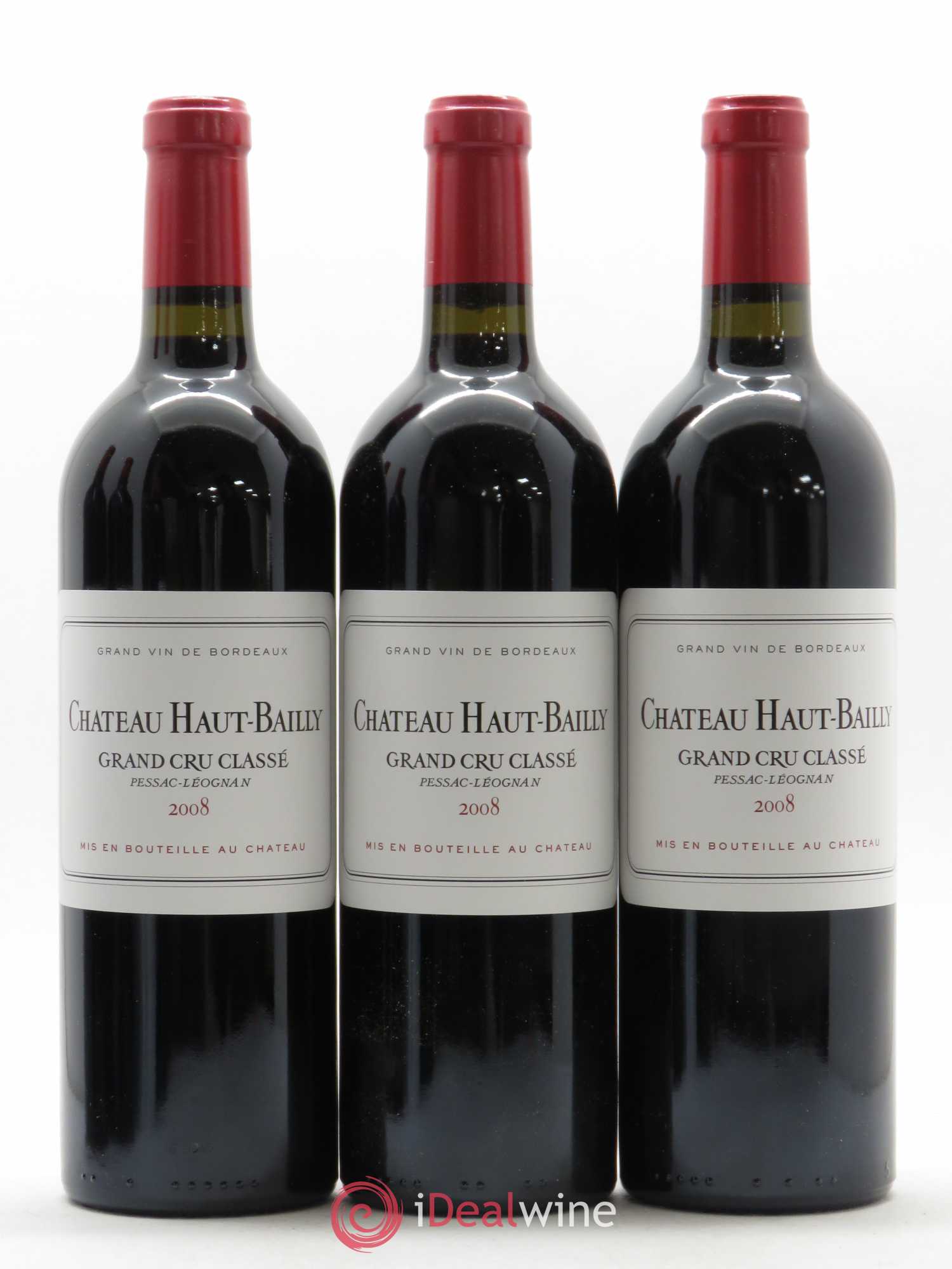 Château Haut-Bailly Cru Classé de Graves 2008 - Lot de 6 bouteilles - 1