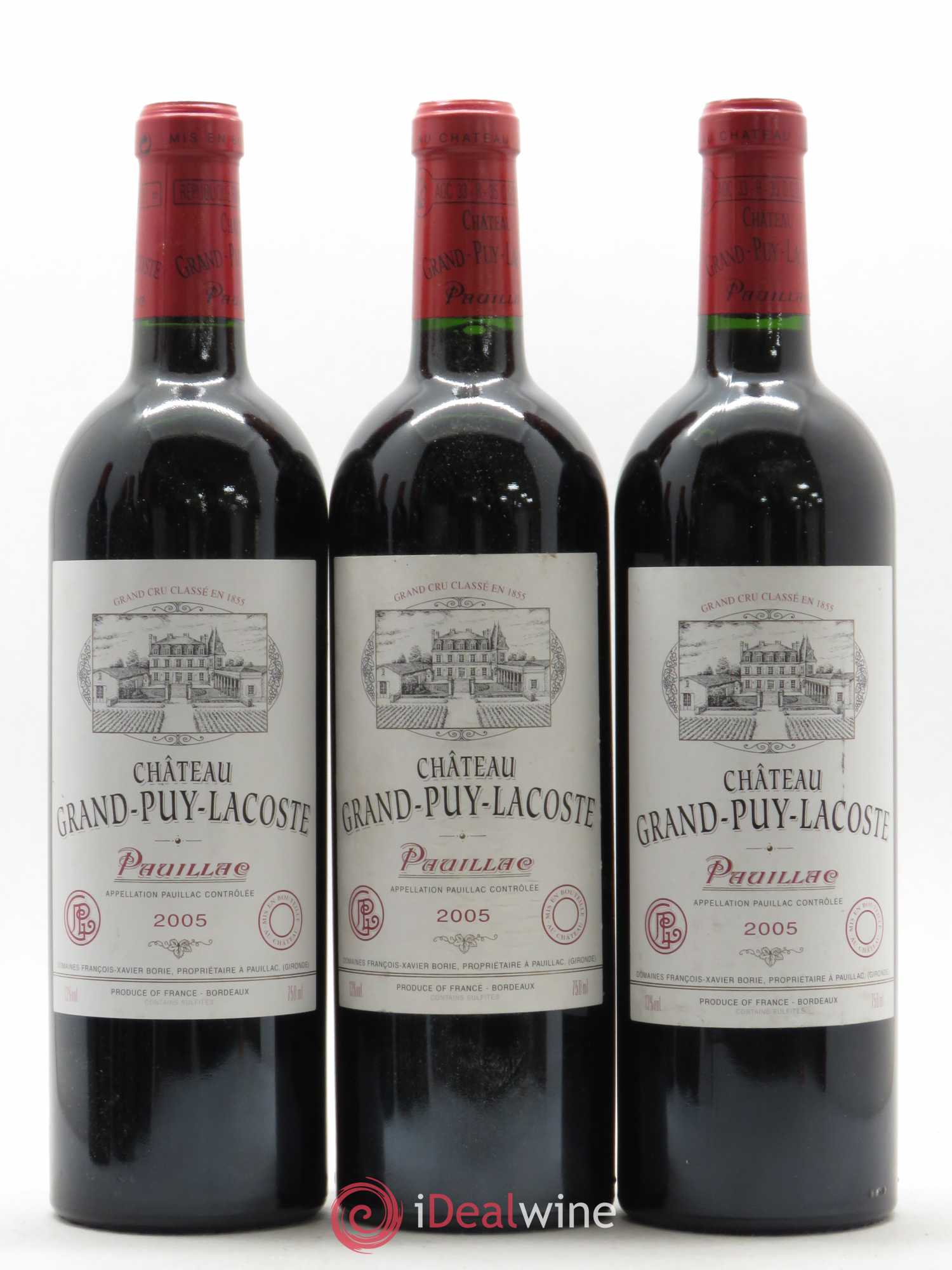 Château Grand Puy Lacoste 5ème Grand Cru Classé 2005 - Lot de 6 bouteilles - 2