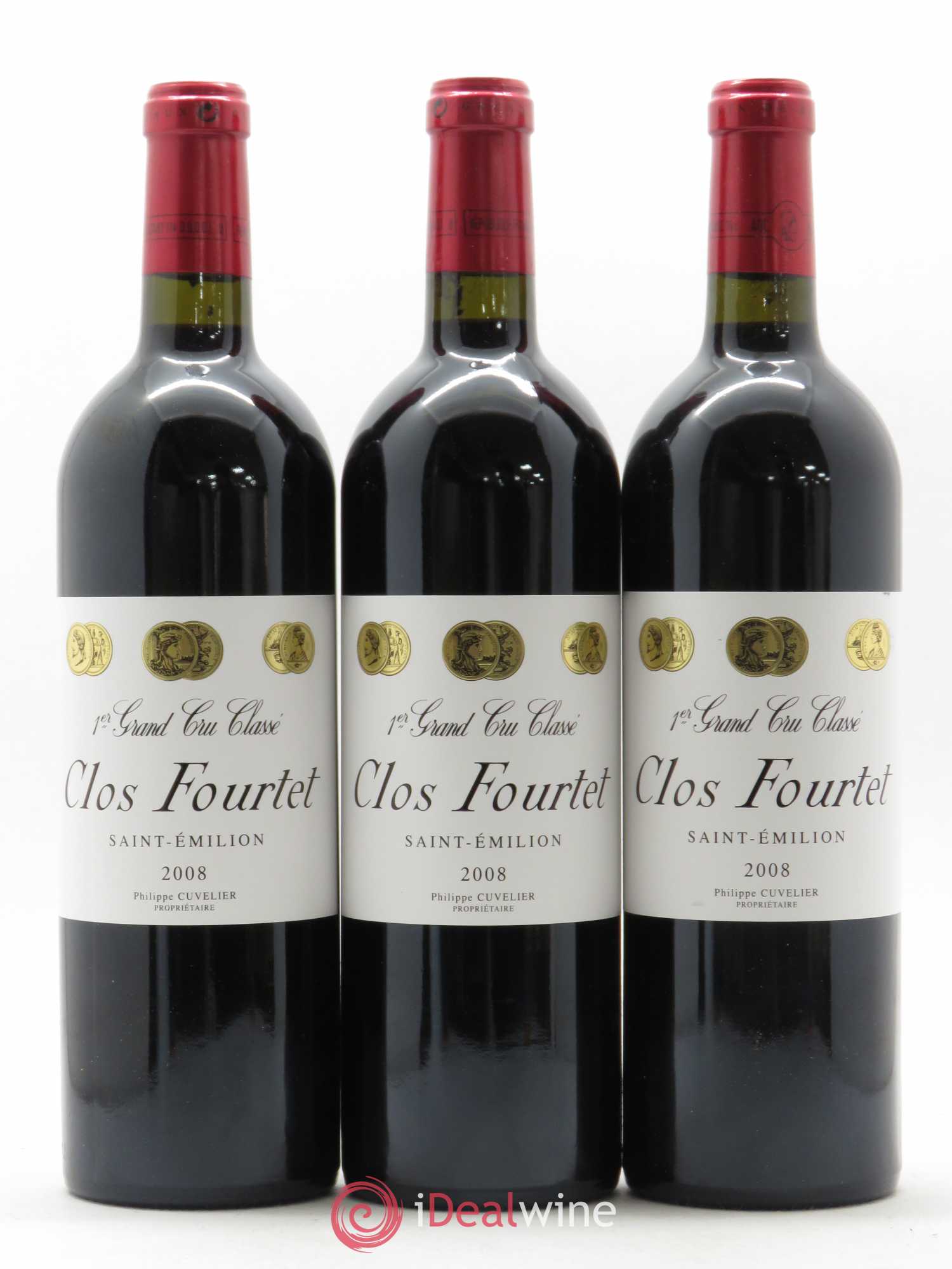 Clos Fourtet 1er Grand Cru Classé B 2008 - Lot de 6 bouteilles - 2
