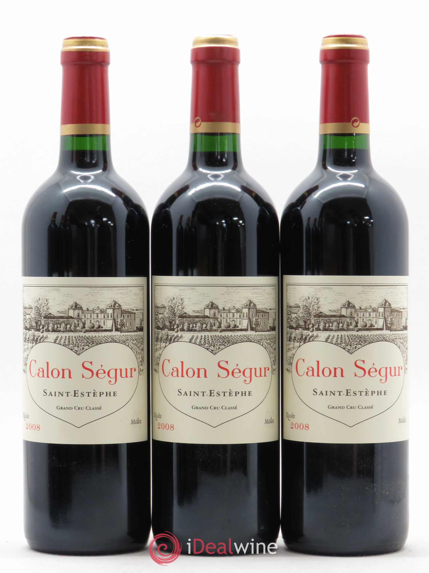 Château Calon Ségur 3ème Grand Cru Classé 2008 - Lot de 6 bouteilles - 2