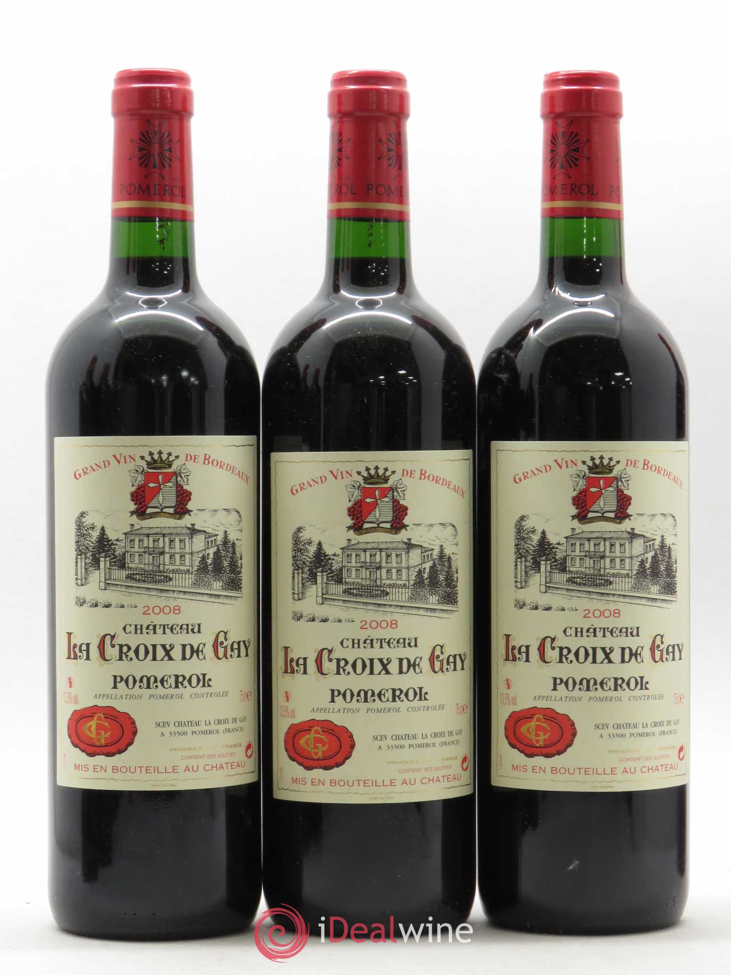 Château la Croix de Gay 2008 - Lot de 6 bouteilles - 2