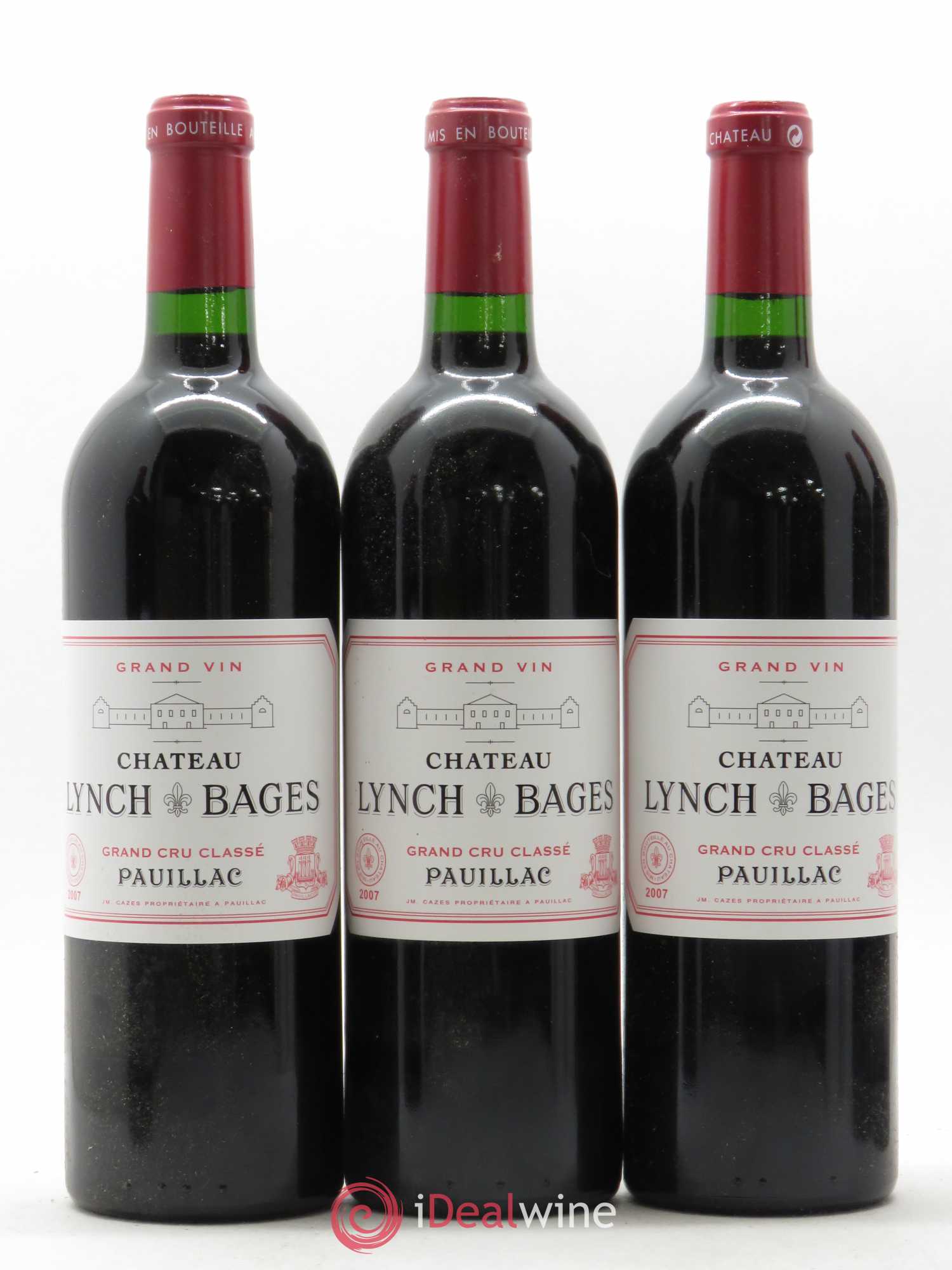 Château Lynch Bages 5ème Grand Cru Classé 2007 - Lot de 6 bouteilles - 2