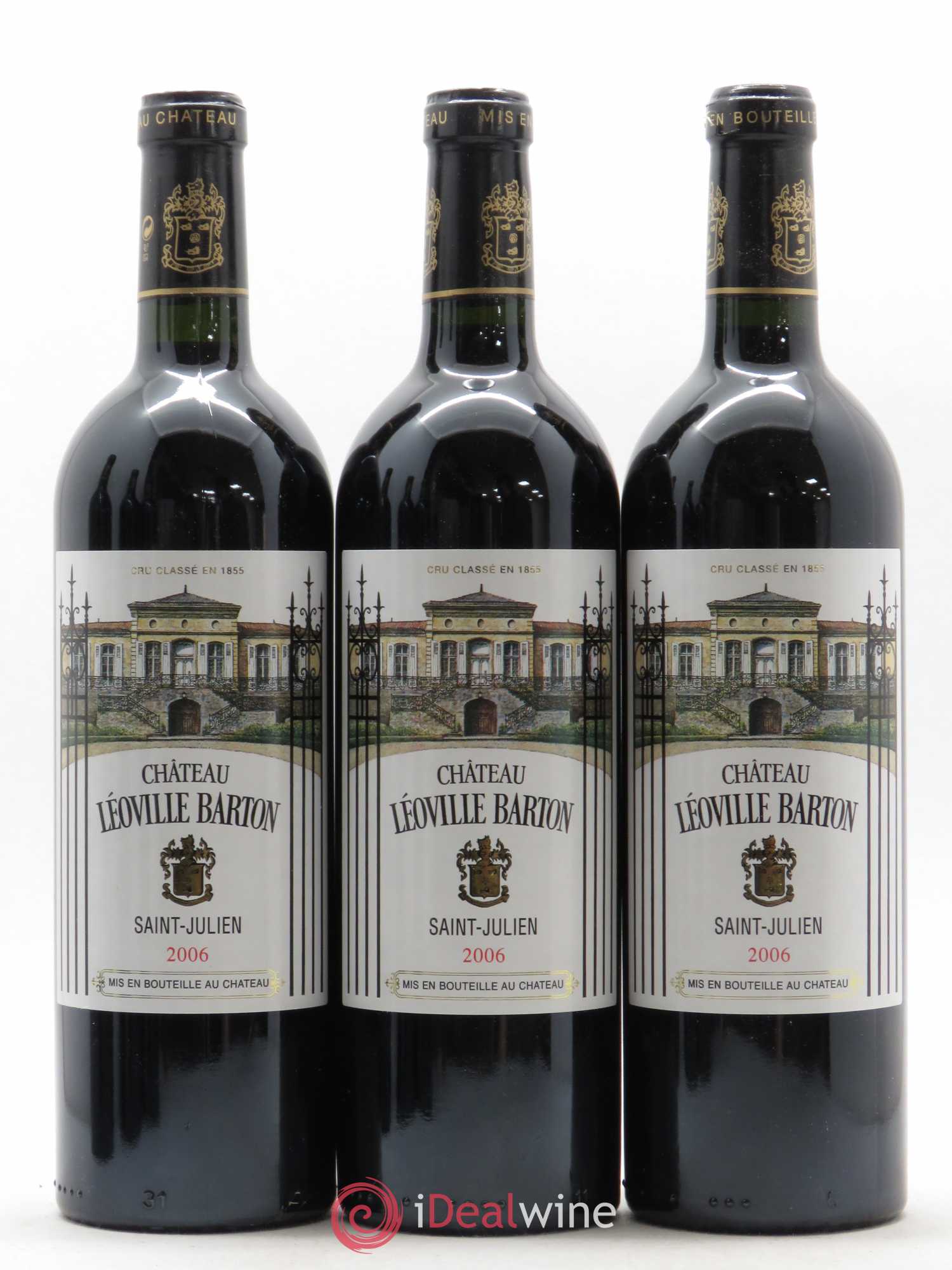 Château Léoville Barton 2ème Grand Cru Classé (sans prix de réserve) 2006 - Lot de 12 bouteilles - 1