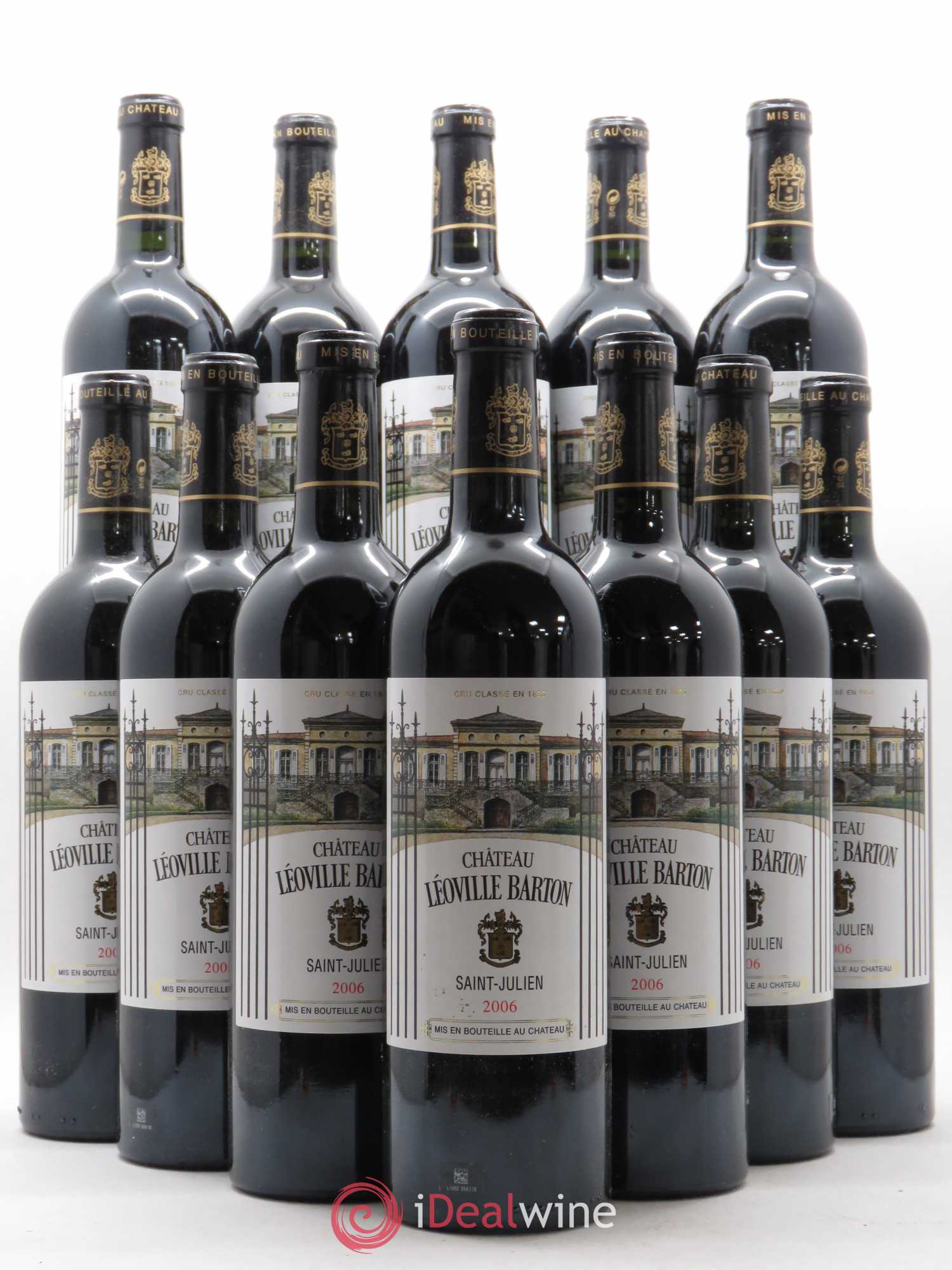 Château Léoville Barton 2ème Grand Cru Classé (sans prix de réserve) 2006 - Lot de 12 bouteilles - 0