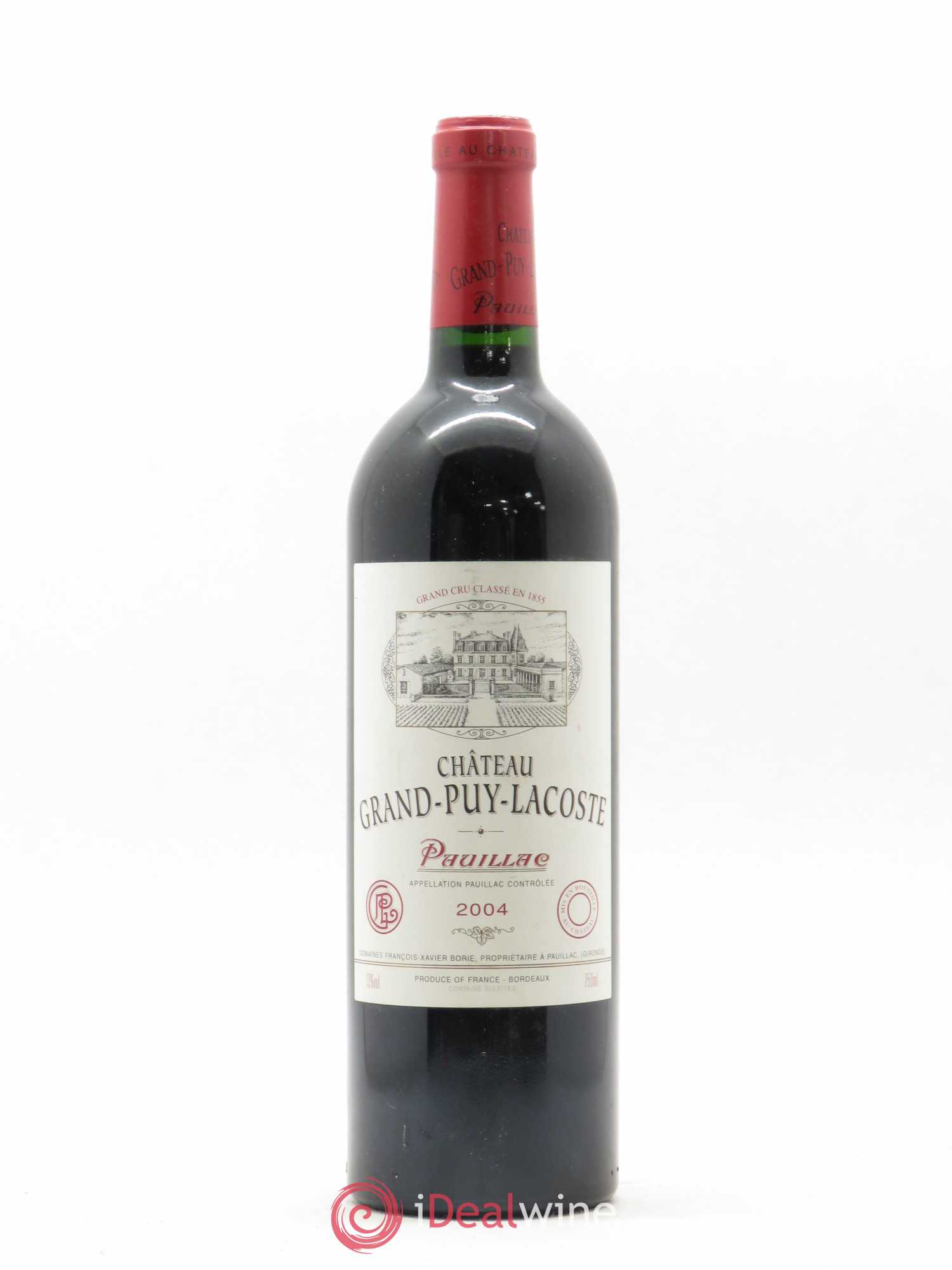 Château Grand Puy Lacoste 5ème Grand Cru Classé 2004 - Lot de 1 bouteille - 0