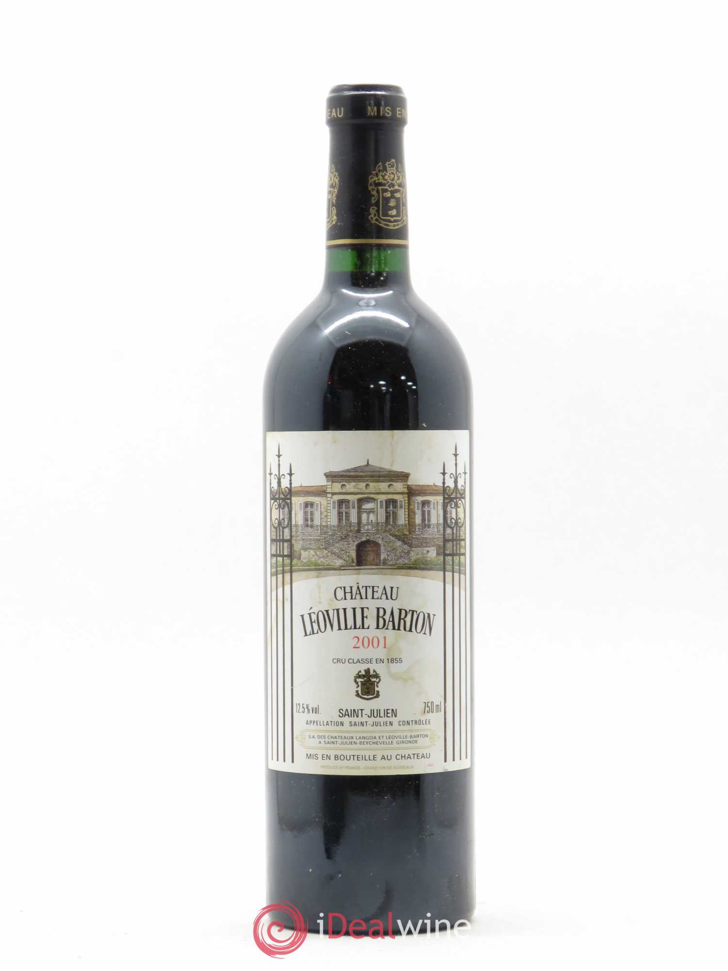 Château Léoville Barton 2ème Grand Cru Classé 2001 - Lot de 1 bouteille - 0