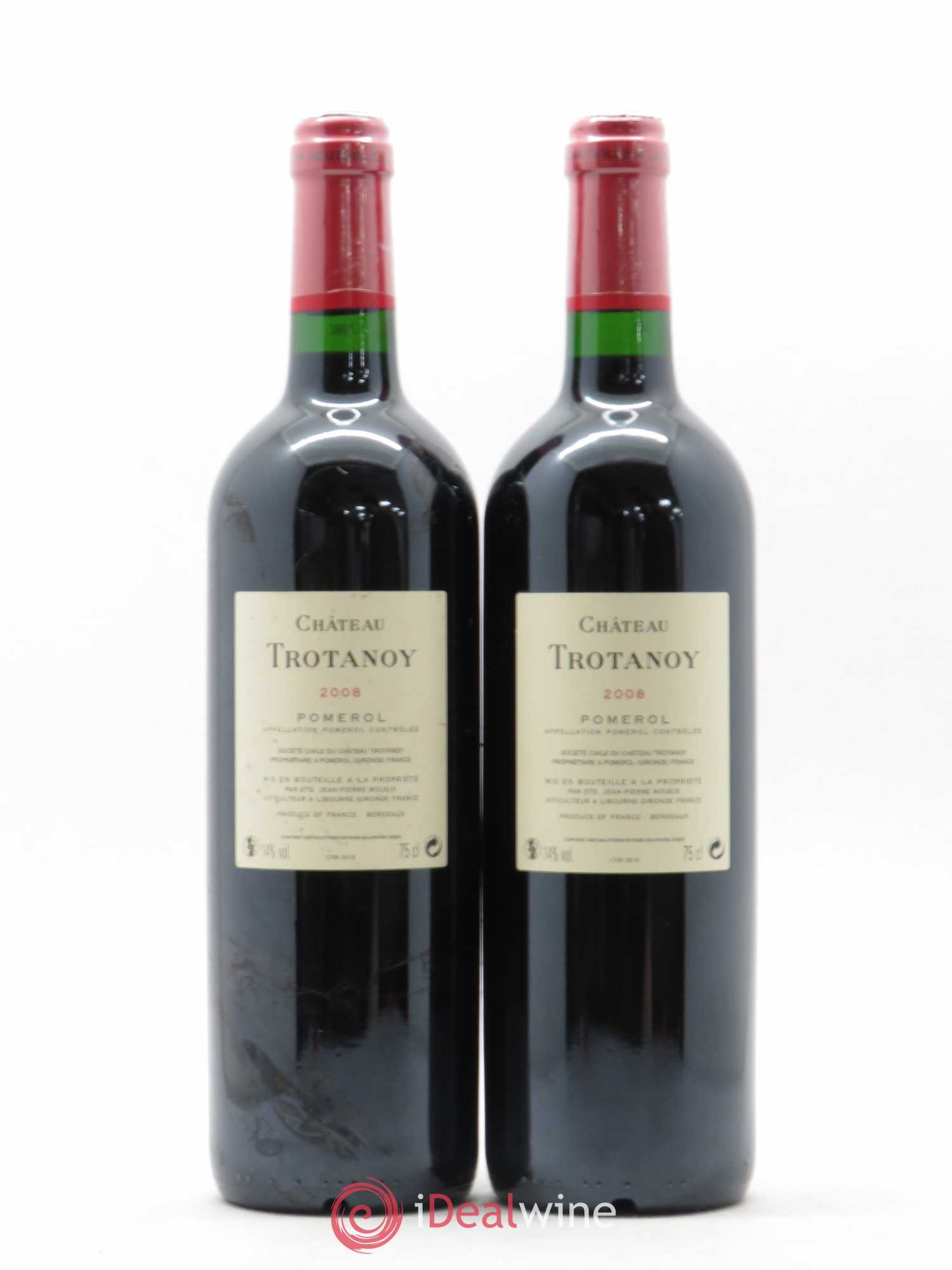 Château Trotanoy 2008 - Lot de 2 bouteilles - 1