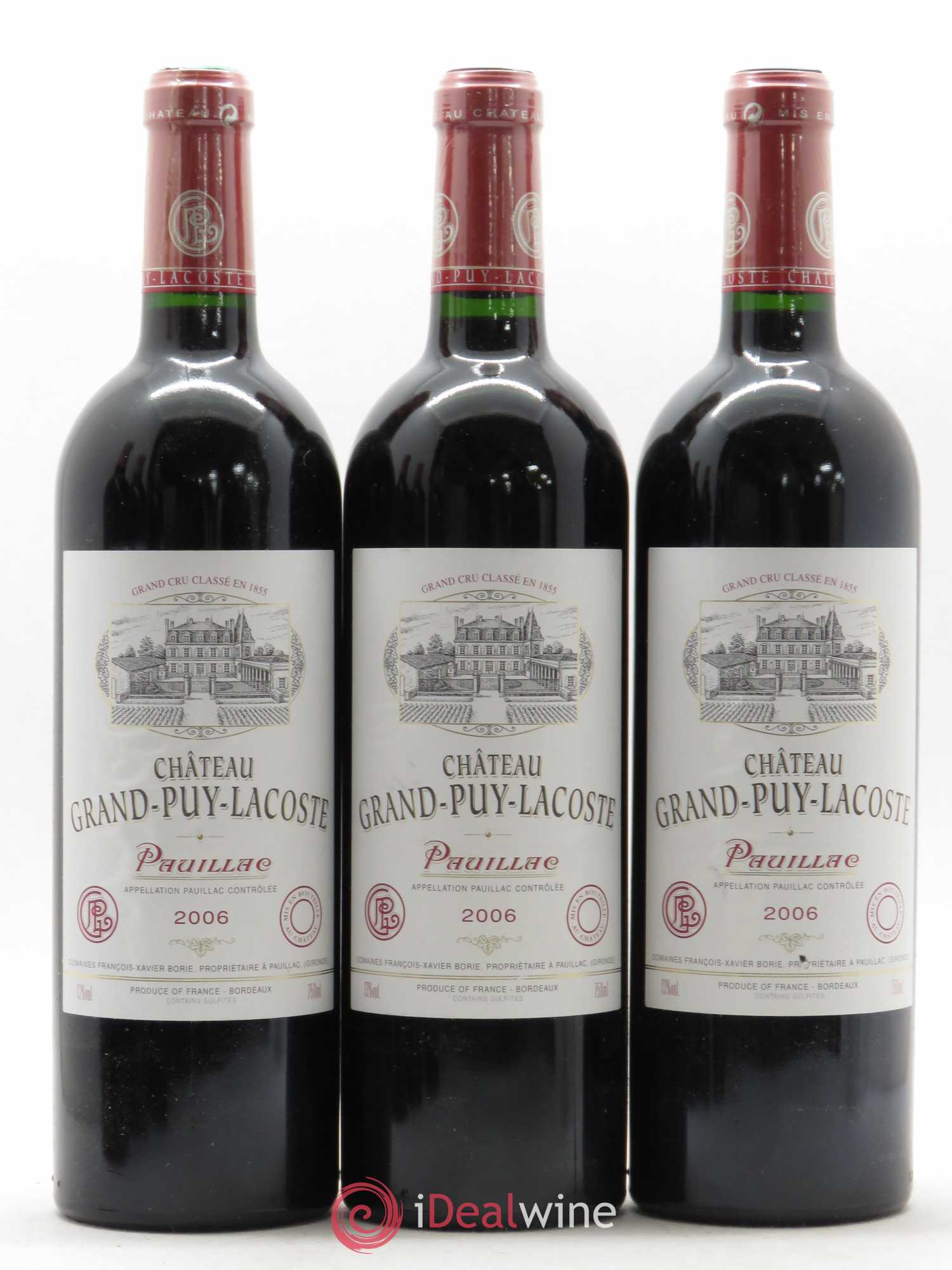 Château Grand Puy Lacoste 5ème Grand Cru Classé 2006 - Lot de 6 bouteilles - 2