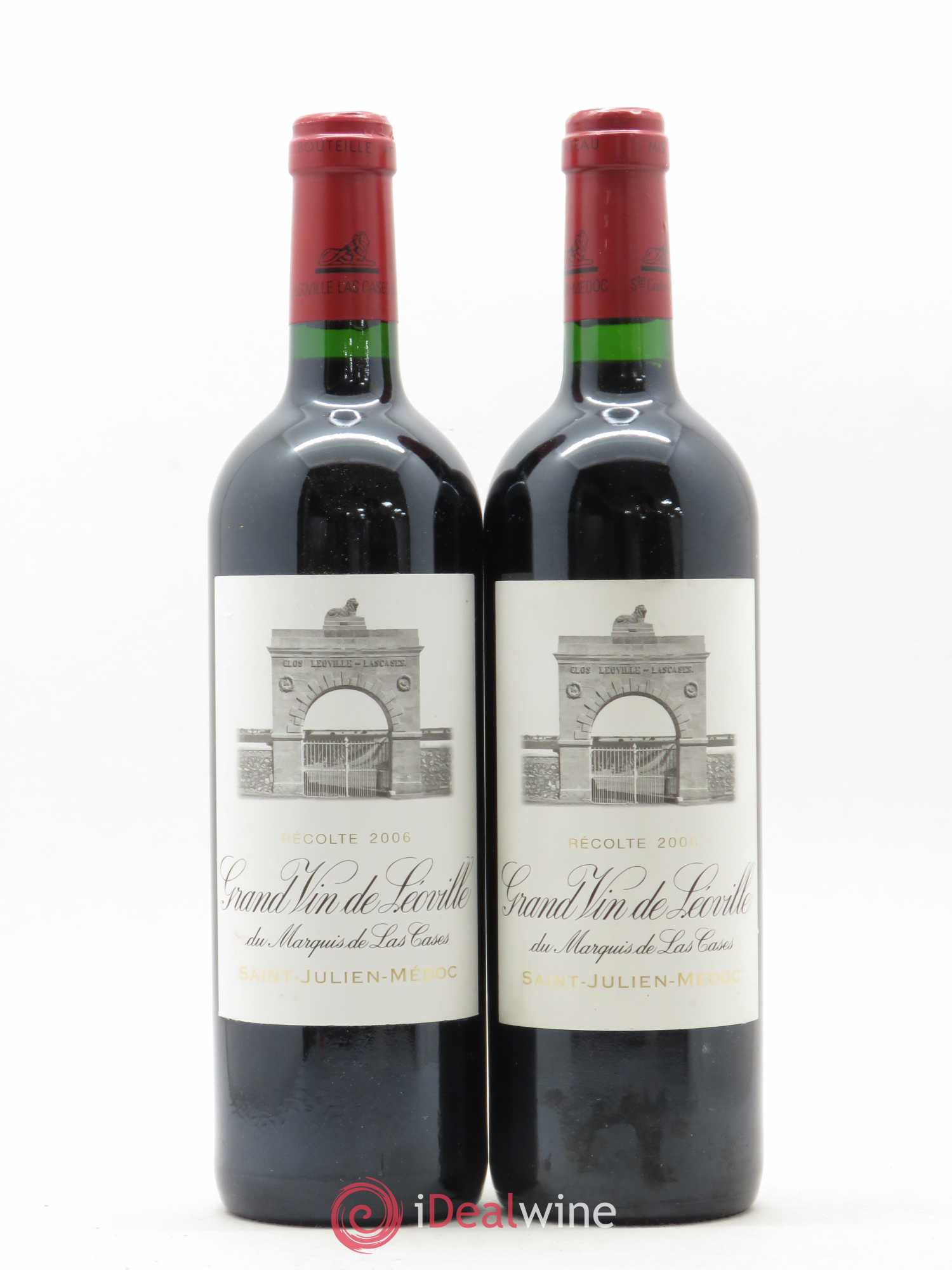 Château Léoville Las Cases 2ème Grand Cru Classé 2006 - Lot de 2 bouteilles - 0
