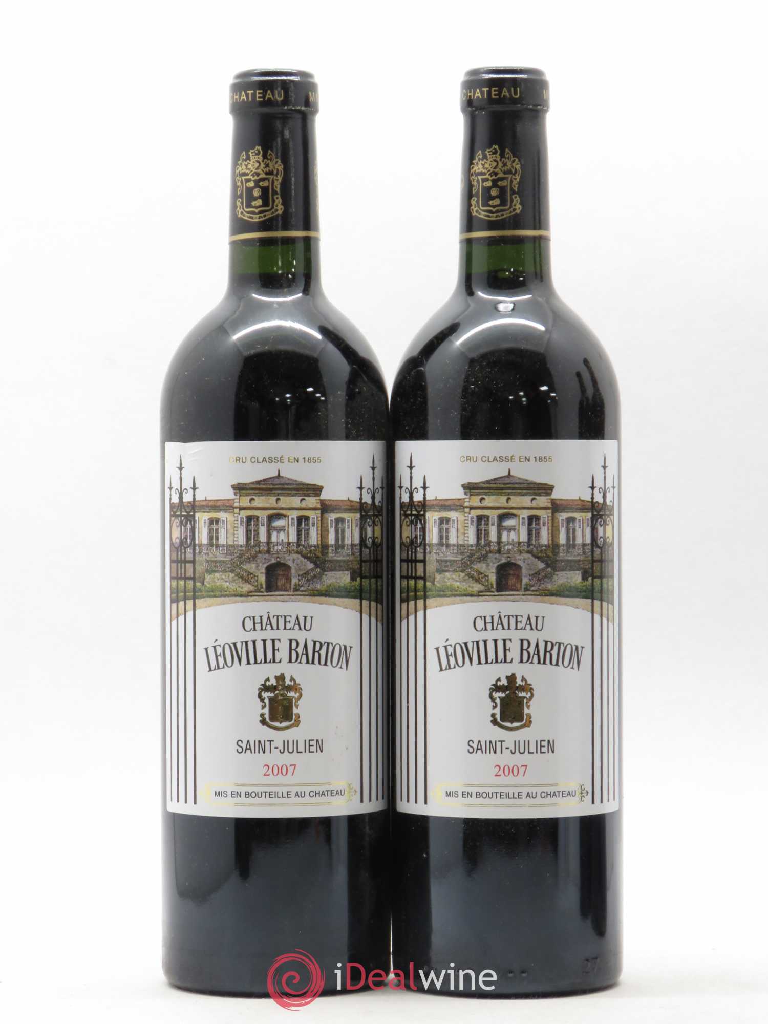 Château Léoville Barton 2ème Grand Cru Classé 2007 - Lot de 5 bouteilles - 2