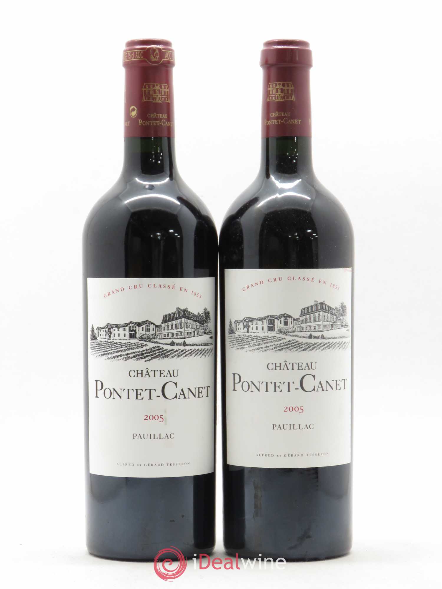 Château Pontet Canet 5ème Grand Cru Classé (sans prix de réserve) 2005 - Lot de 2 bouteilles - 0