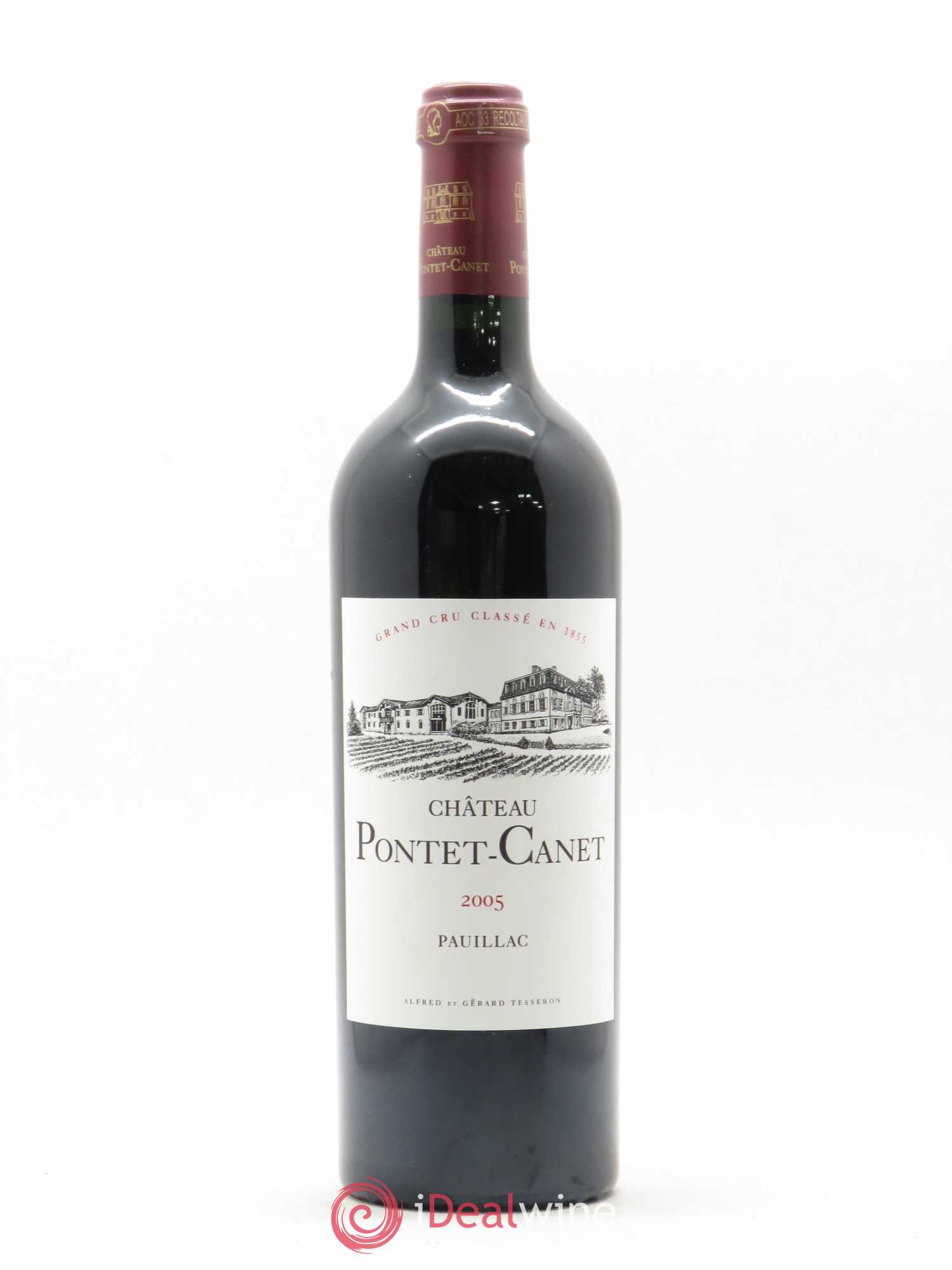 Château Pontet Canet 5ème Grand Cru Classé 2005 - Lot de 1 bouteille - 0