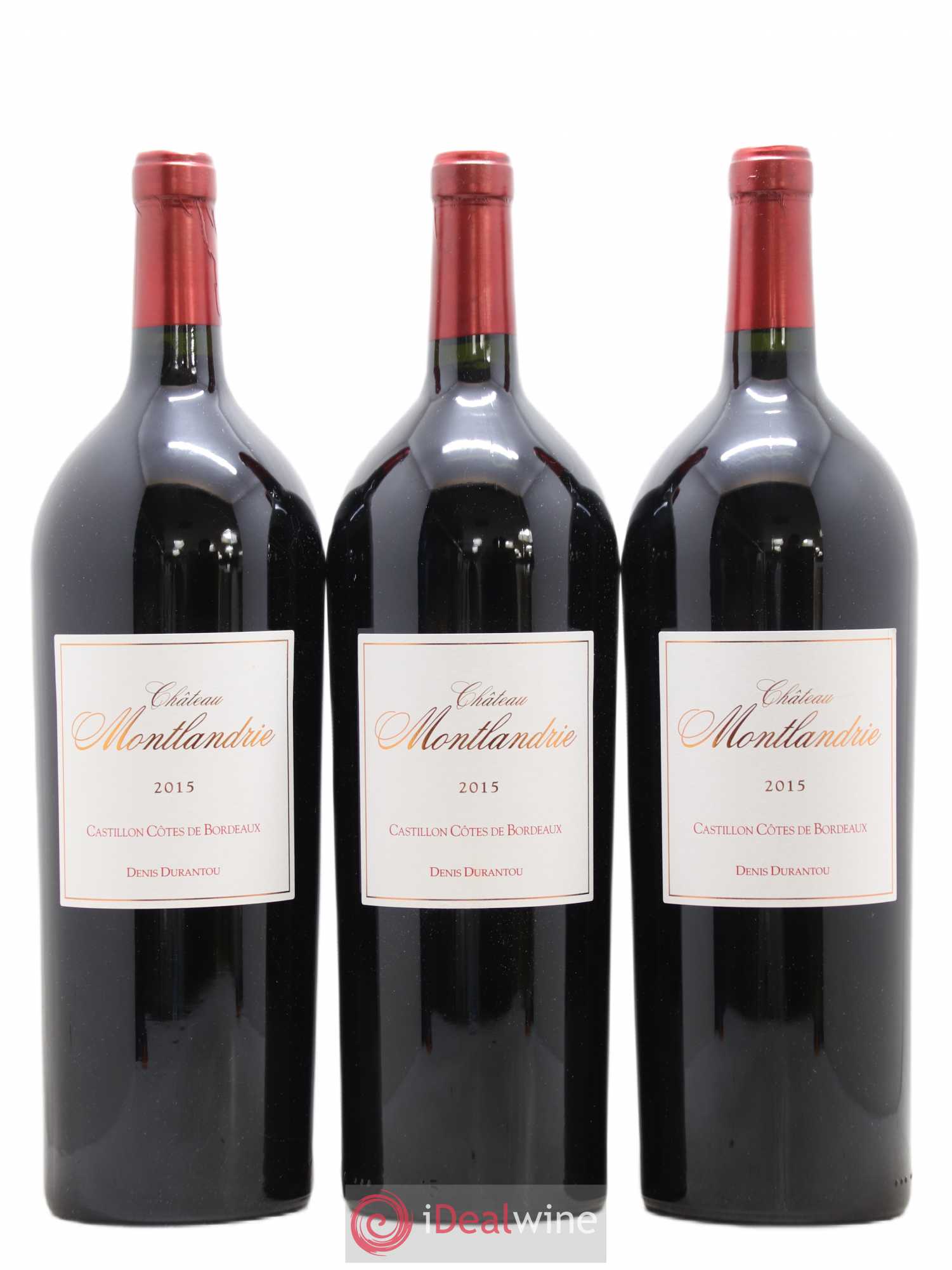Castillon-Côtes-de-Bordeaux (Côtes-de-Castillon) Montlandrie 2015 - Lot de 3 magnums - 0