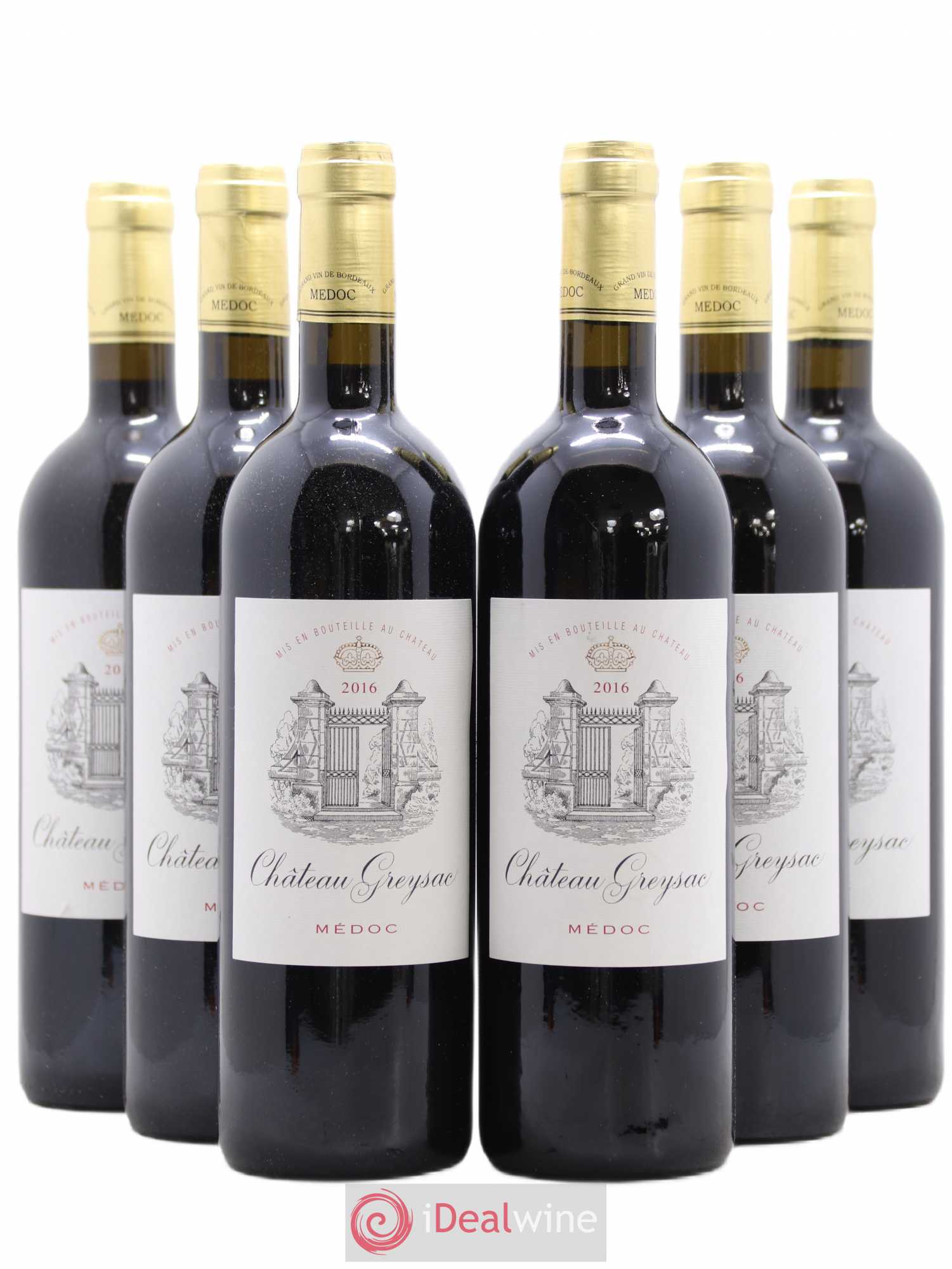 Château Greysac Cru Bourgeois Greysac 2016 - Lot de 6 bouteilles - 0