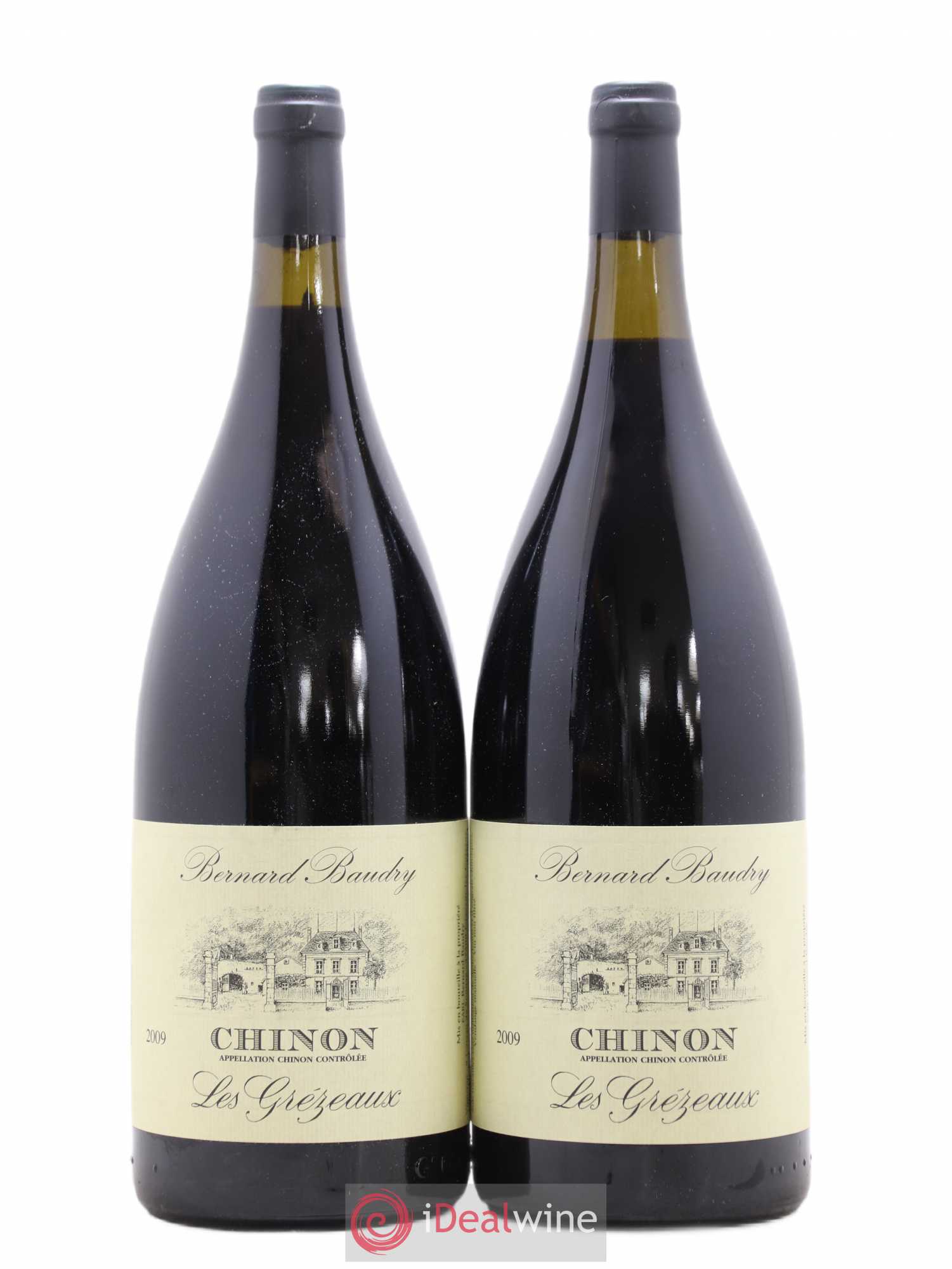 Chinon Les Grézeaux Bernard Baudry 2009 - Lot de 2 magnums - 0