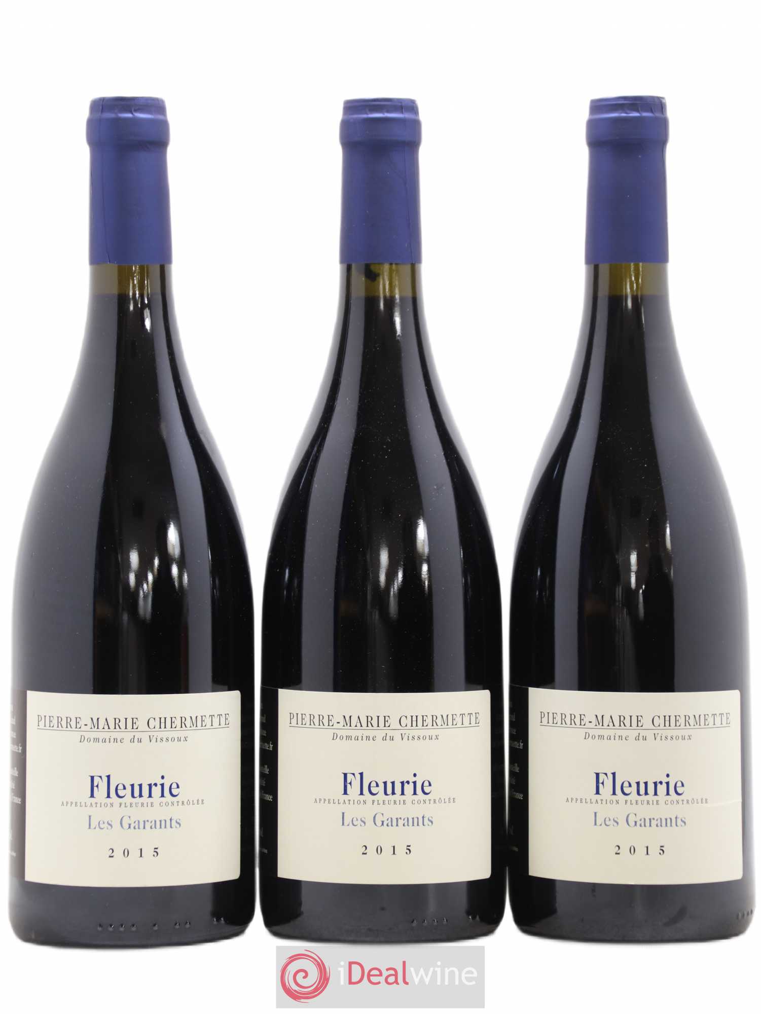 Fleurie Les Garants Domaine du Vissoux - P-M. Chermette 2015 - Lot de 3 bouteilles - 0