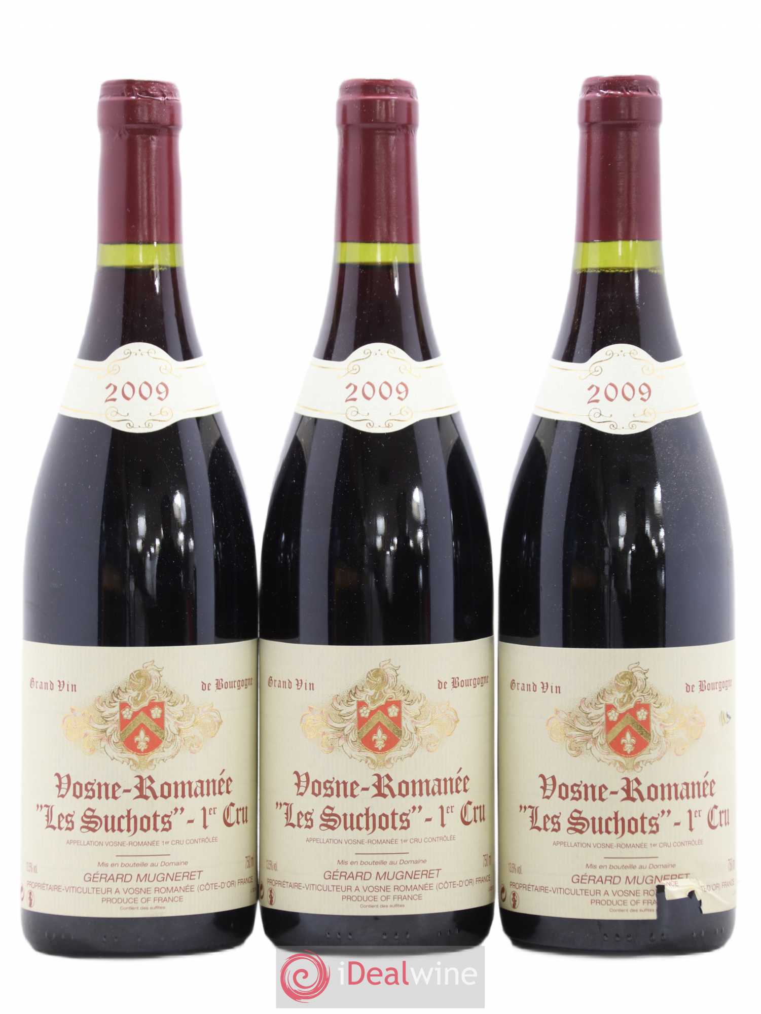 Vosne-Romanée 1er Cru Les Suchots Gérard Mugneret 2009 - Lot de 3 bouteilles - 0