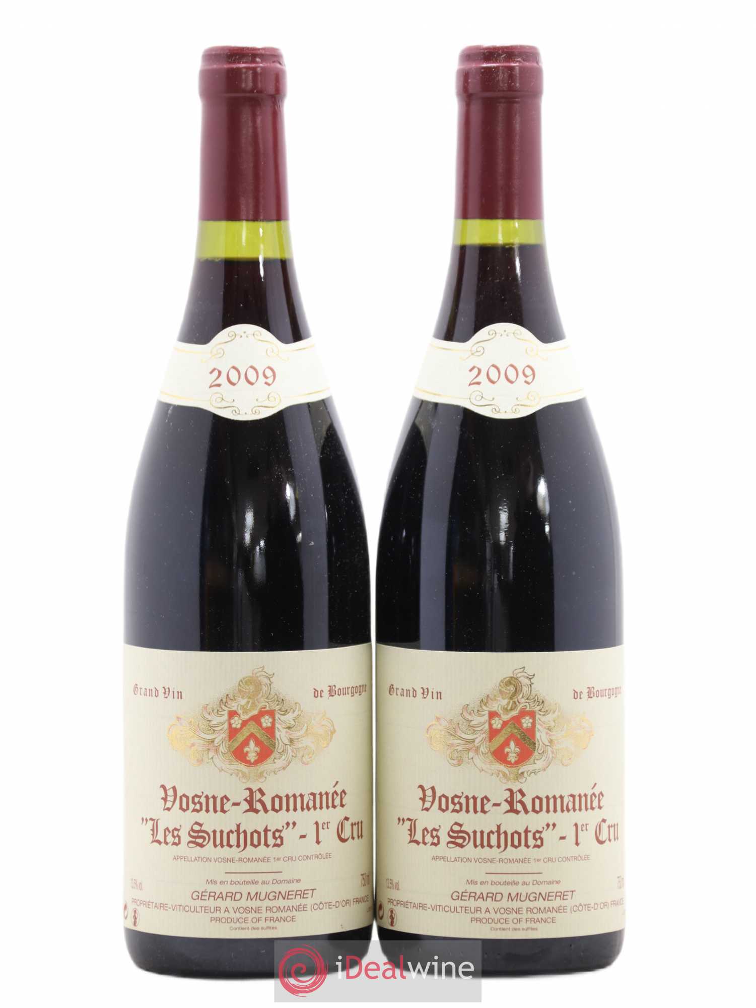 Vosne-Romanée 1er Cru Les Suchots Gérard Mugneret 2009 - Lot de 2 bouteilles - 0