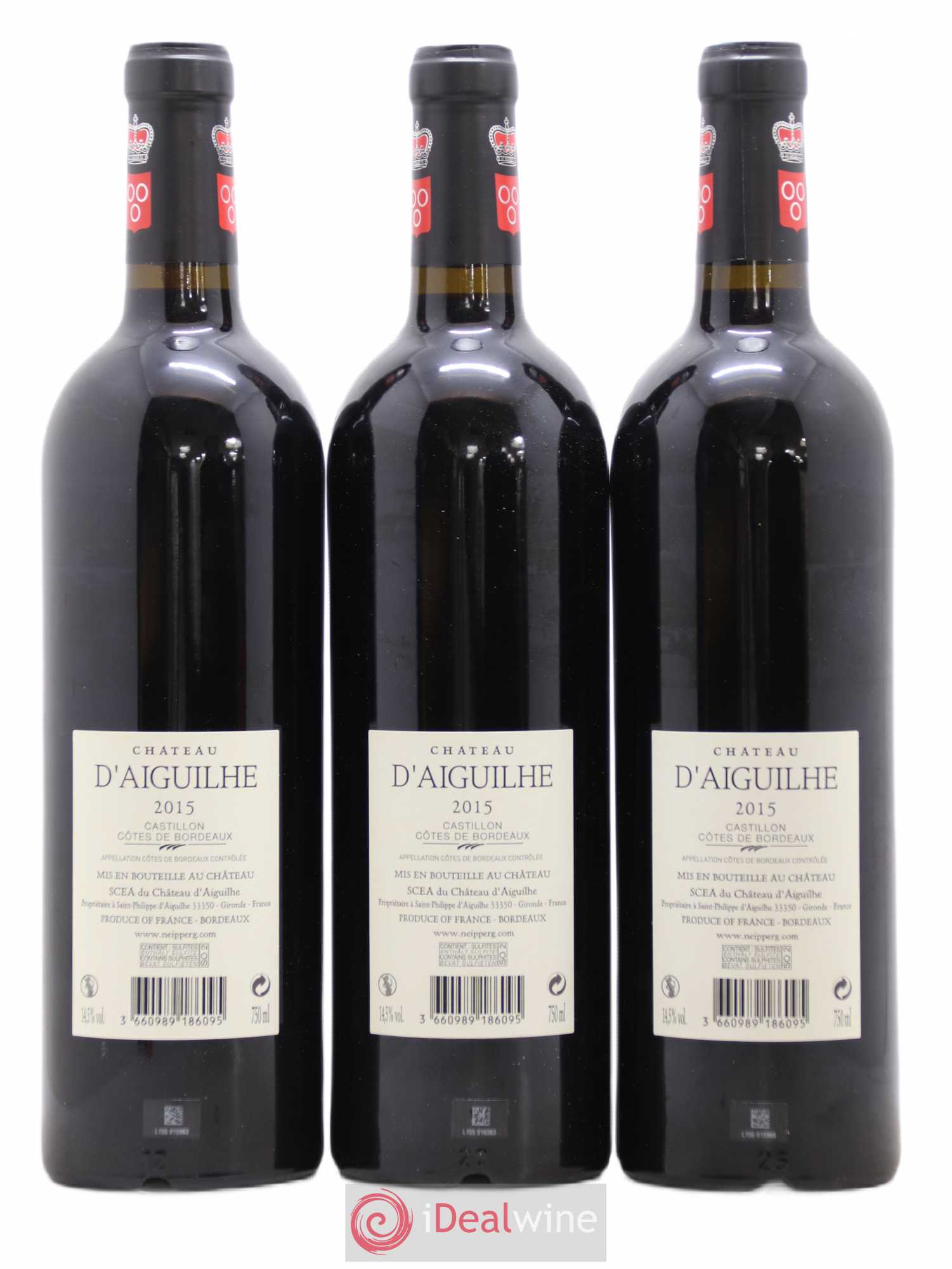 Château d' Aiguilhe 2015 - Lot de 6 bouteilles - 4