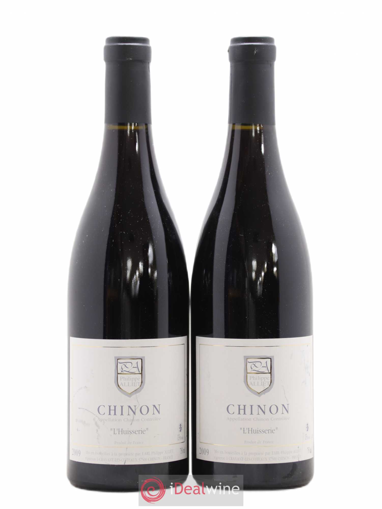 Chinon L'Huisserie Philippe Alliet 2009 - Lot de 2 bouteilles - 0