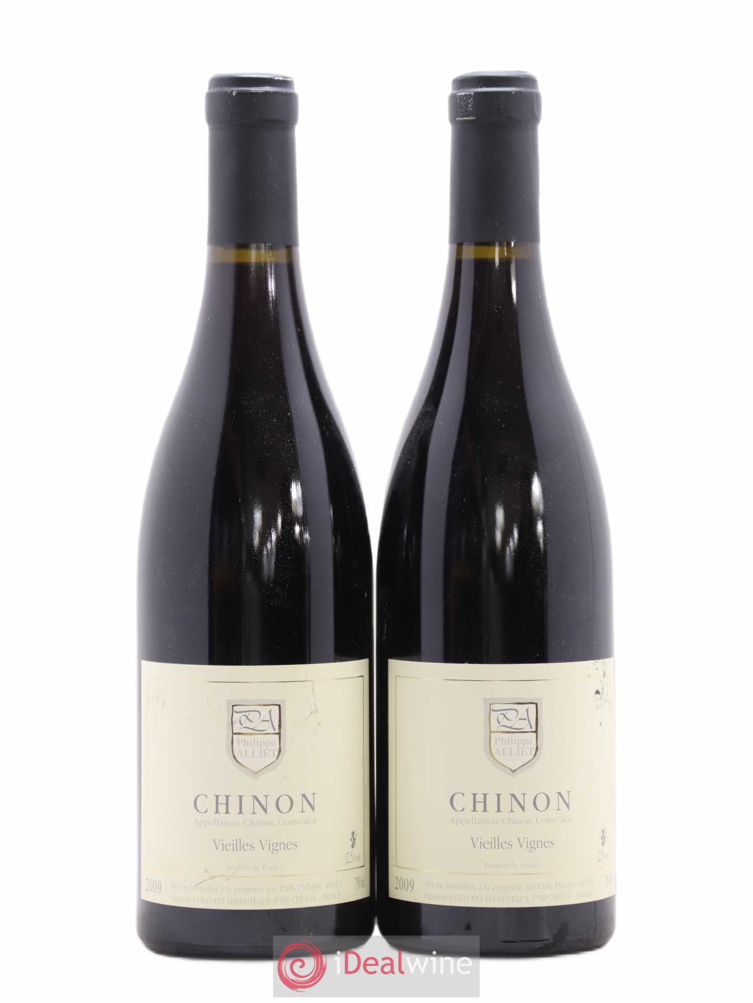 Chinon Vieilles Vignes Philippe Alliet 2009 - Lot de 2 bouteilles - 0