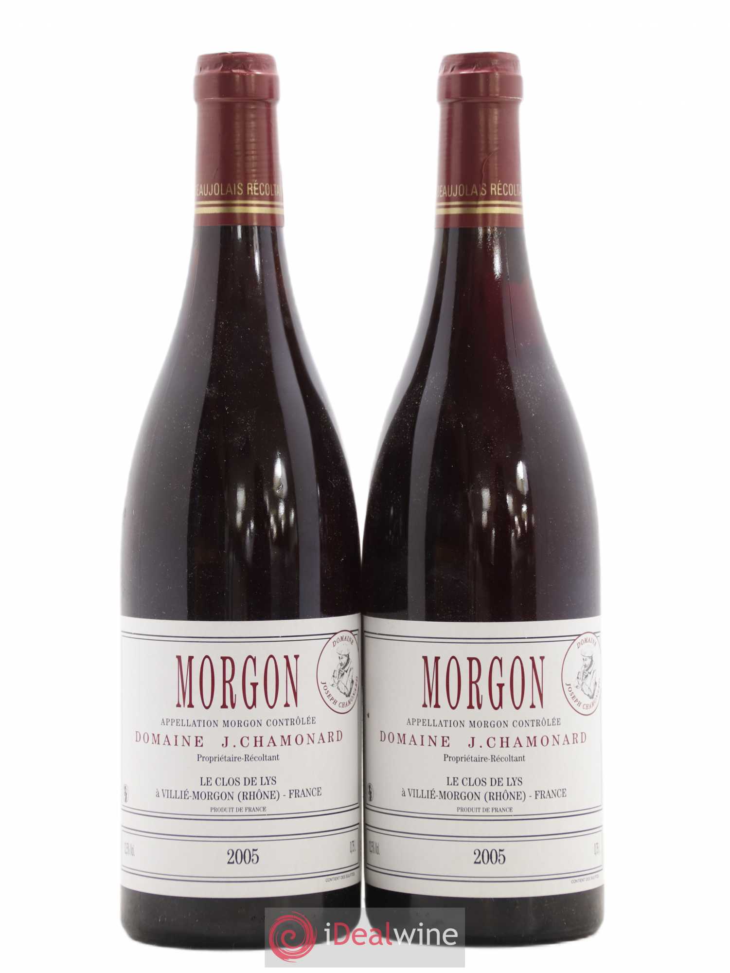 Morgon Joseph Chamonard (Domaine) 2005 - Lot de 2 bouteilles - 0