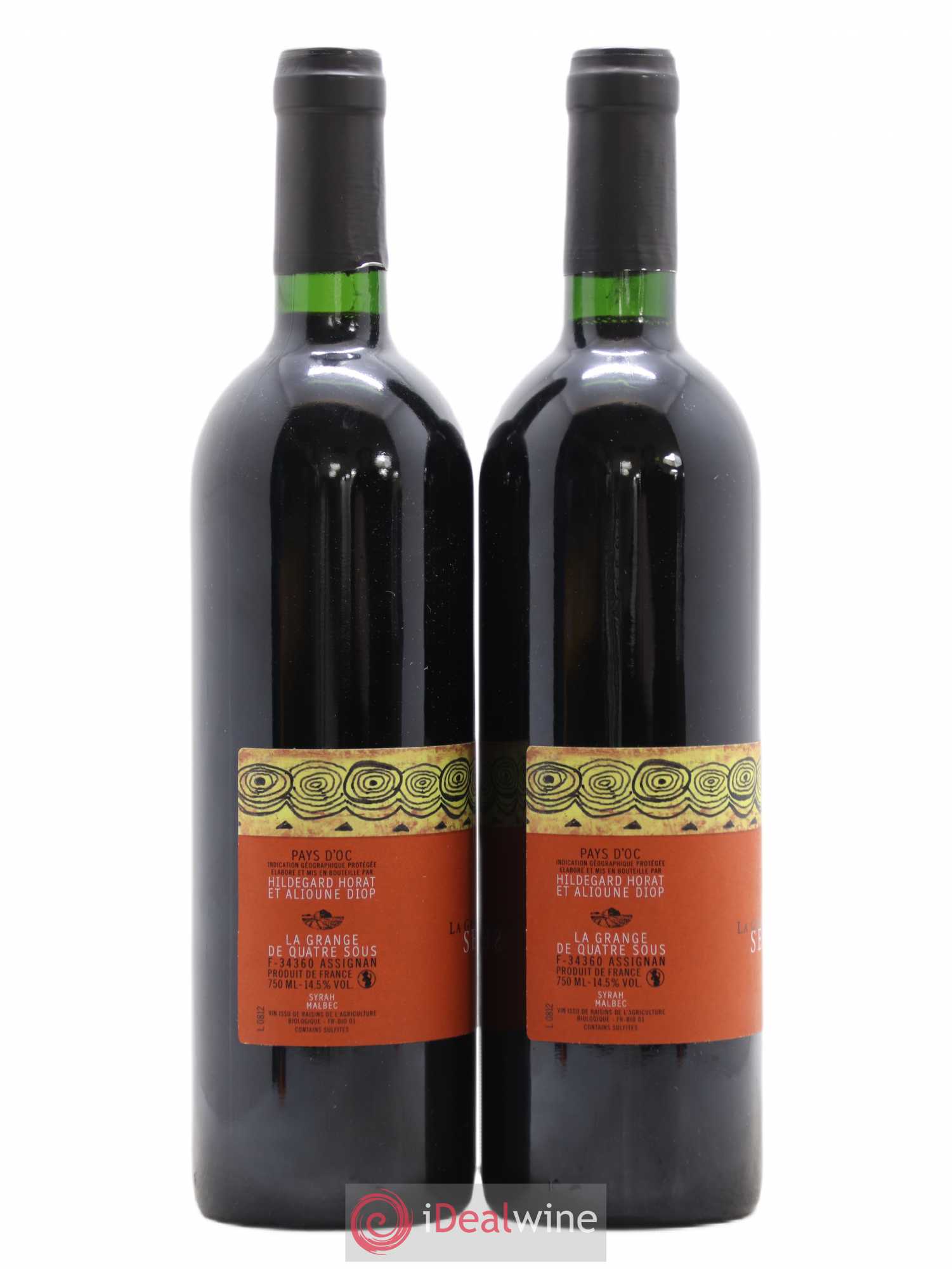 Pays d'Oc Les Serrottes Grange de quatre sous (sans prix de réserve) 2010 - Posten von 2 Flaschen - 1