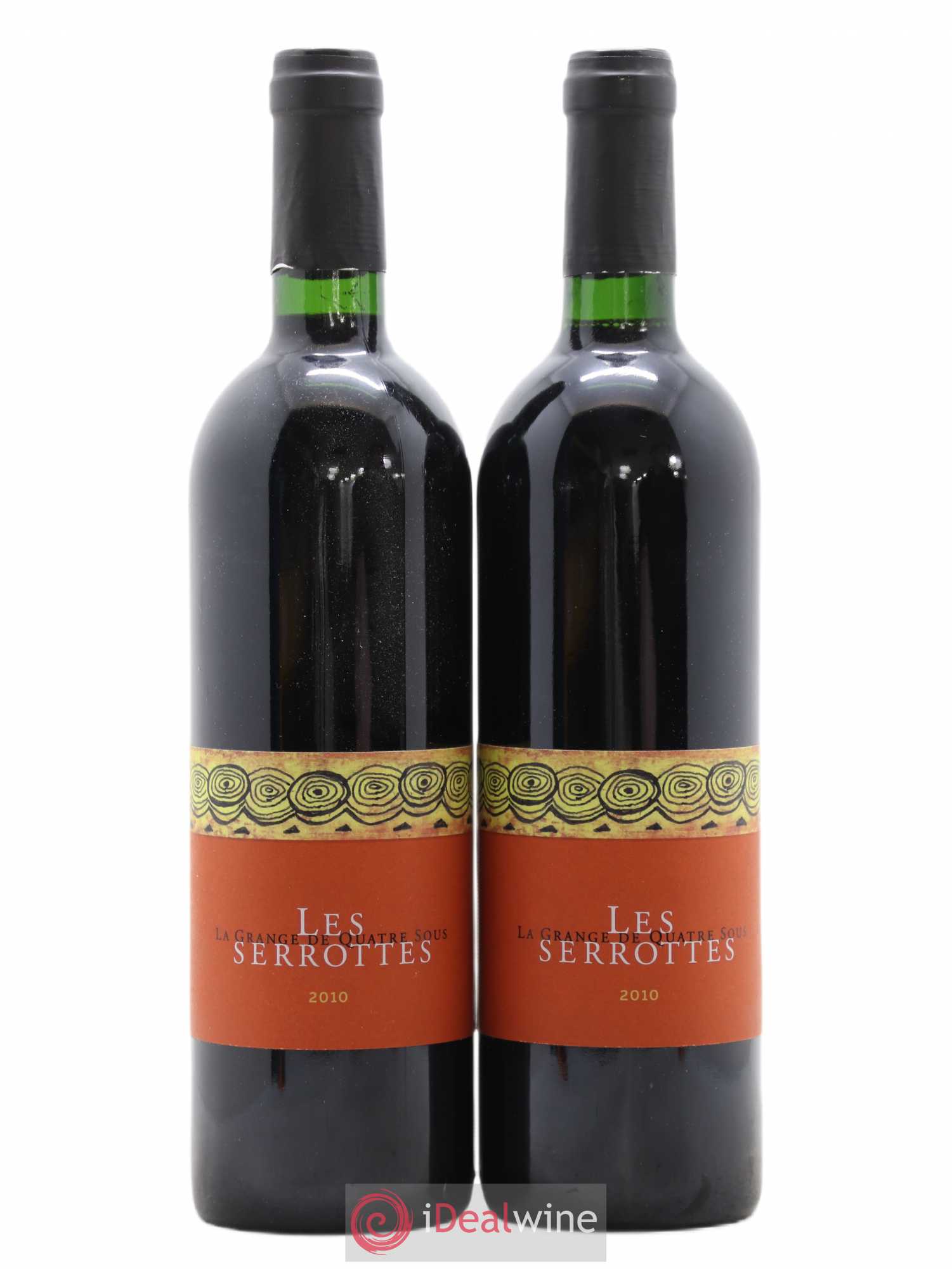 Pays d'Oc Les Serrottes Grange de quatre sous (sans prix de réserve) 2010 - Posten von 2 Flaschen - 0