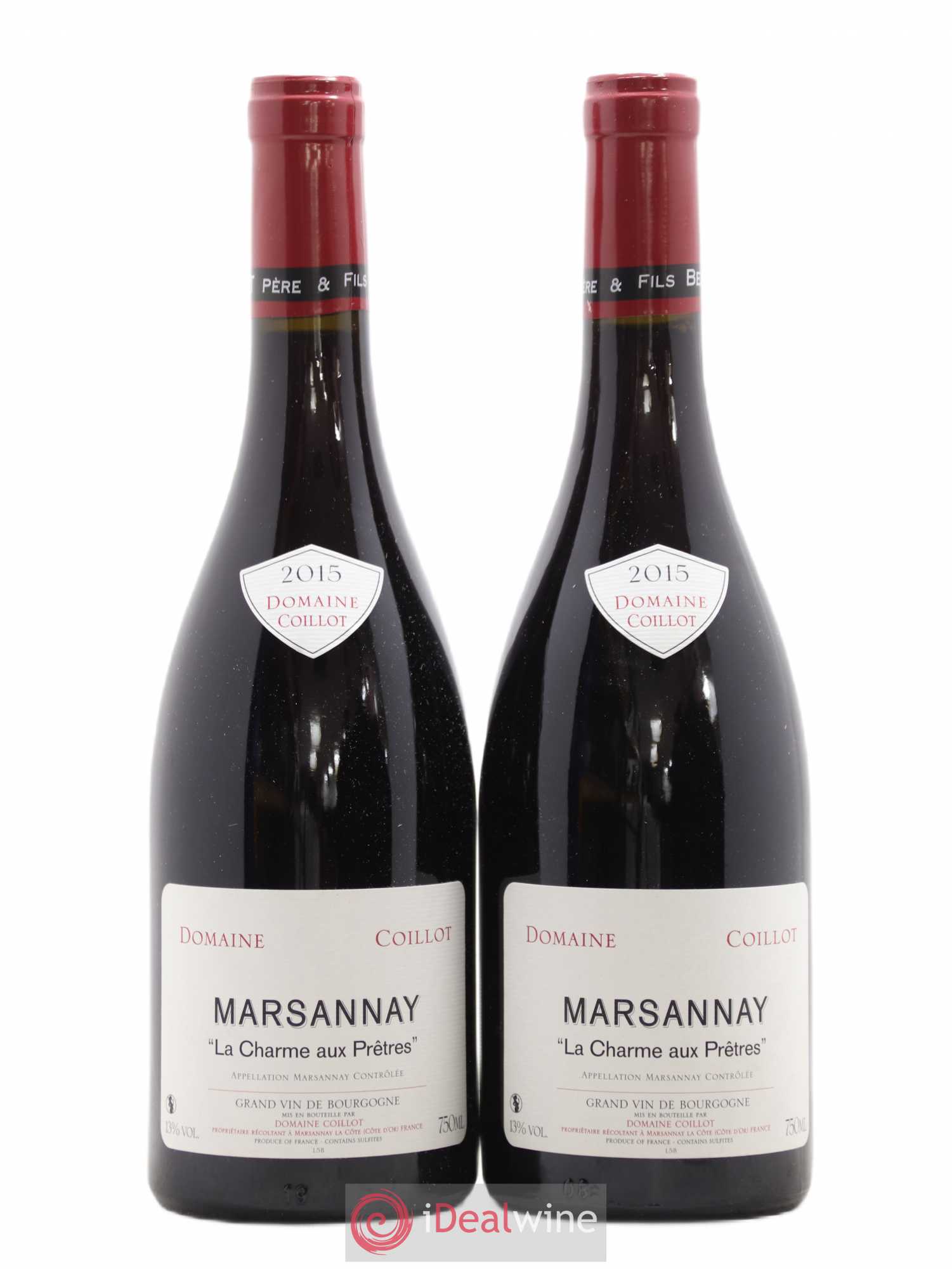 Marsannay Charme Aux Pretres Coillot 2015 - Posten von 2 Flaschen - 0