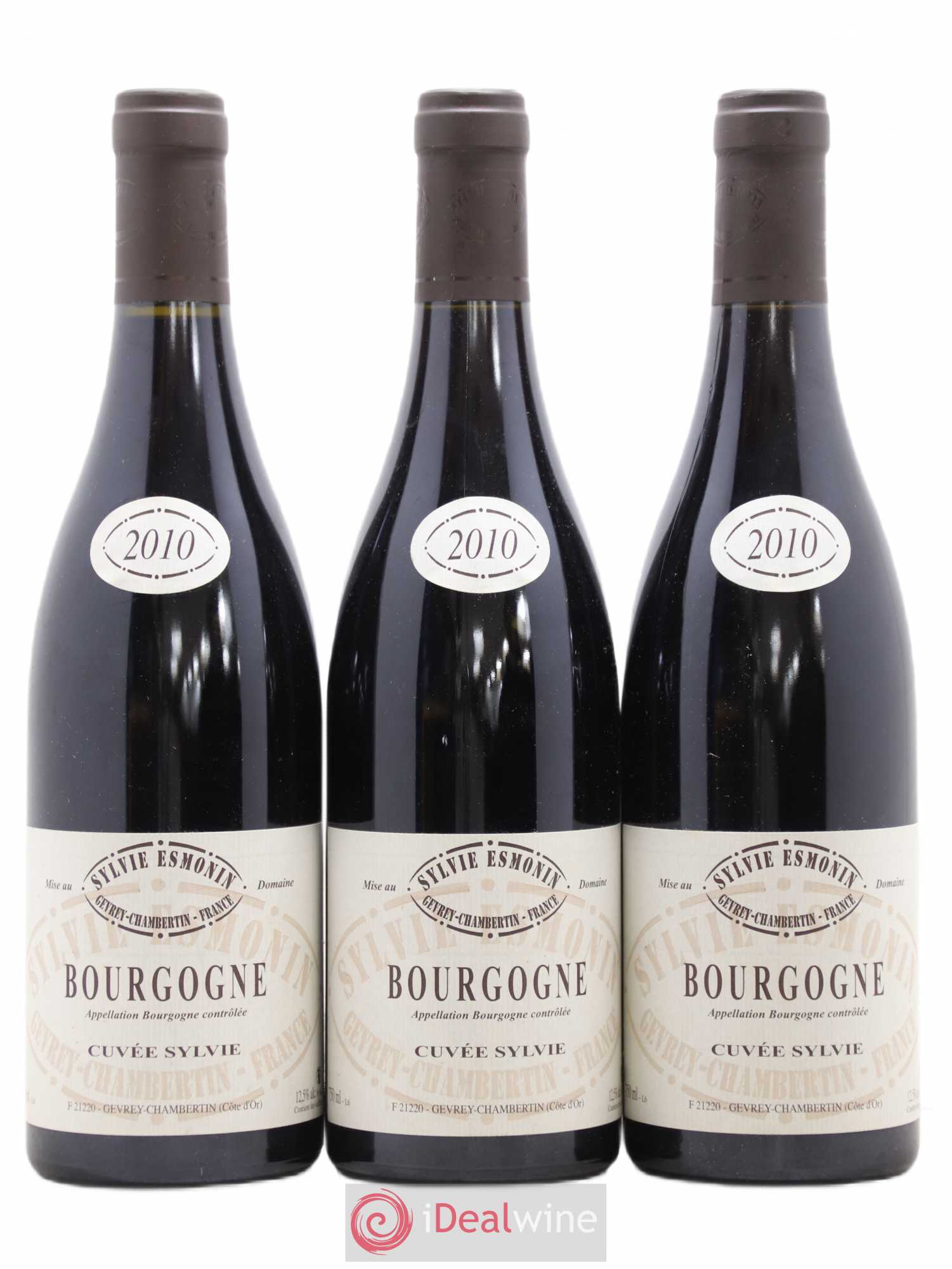 Bourgogne Sylvie Esmonin Cuvée Sylvie 2010 - Lot de 3 bouteilles - 0