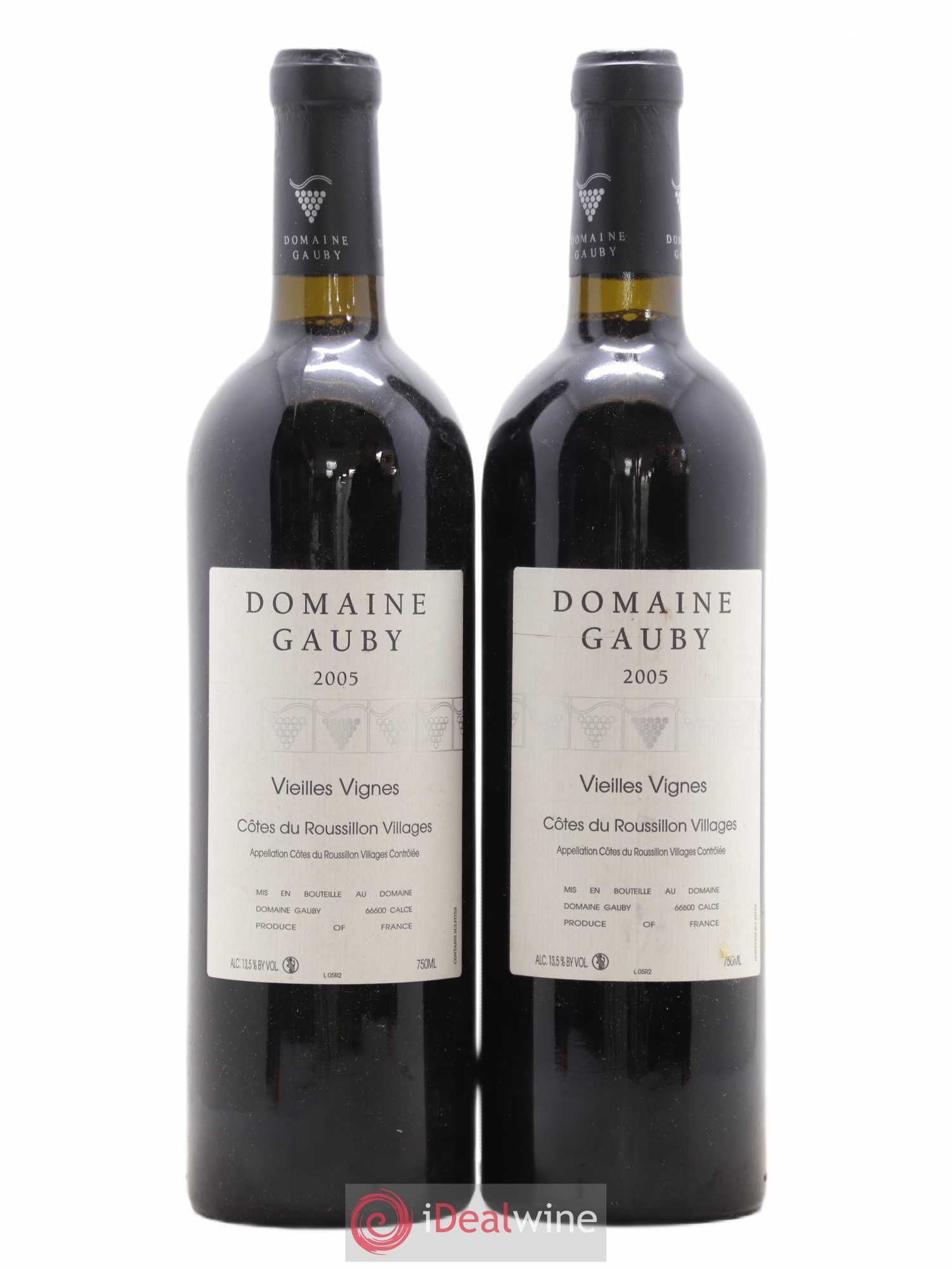 Côtes du Roussillon Villages Vieilles vignes Gauby (Domaine) 2005 - Lot de 2 bouteilles - 0