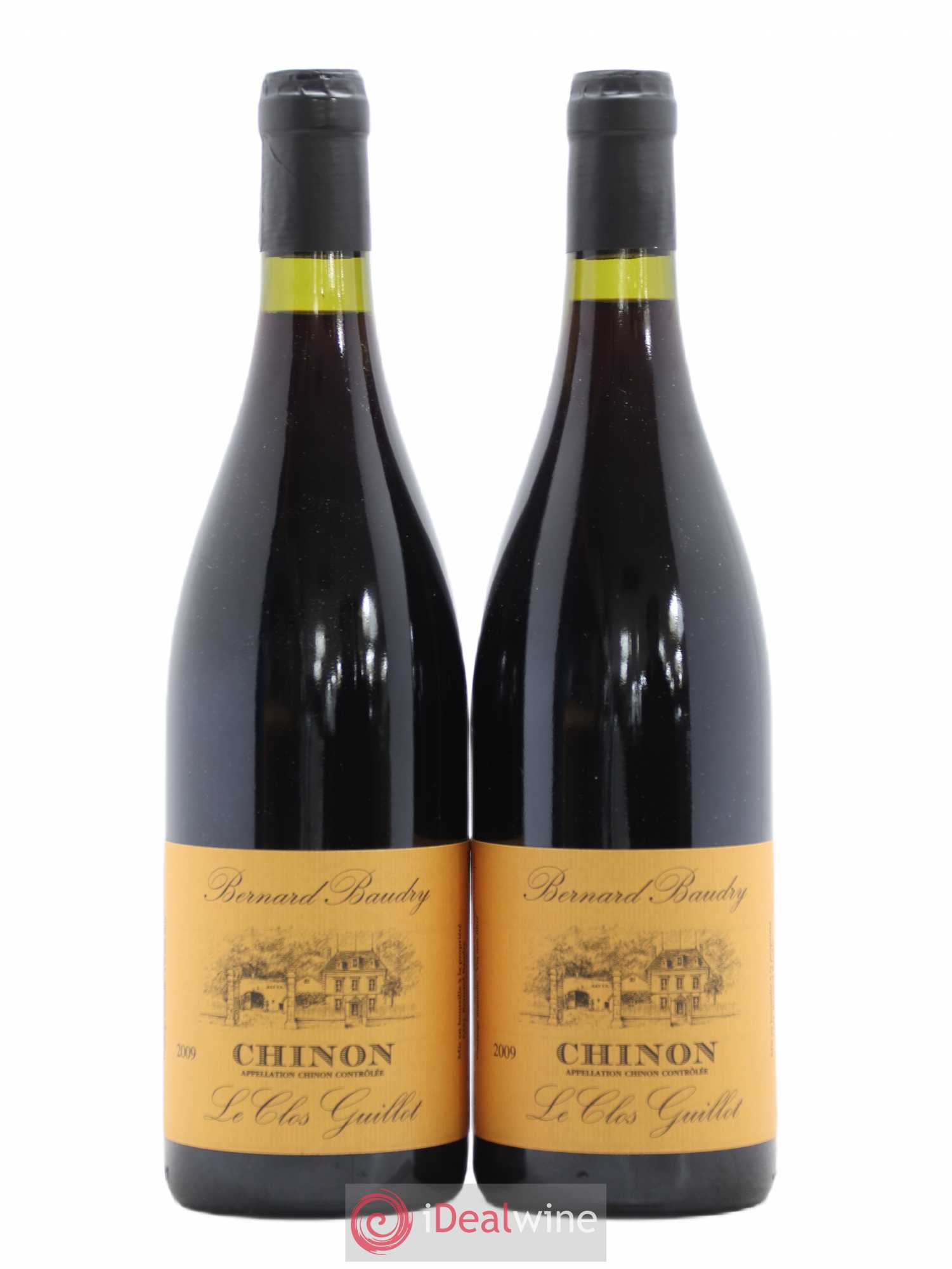 Chinon Le Clos Guillot Bernard Baudry 2009 - Lot de 2 bouteilles - 0