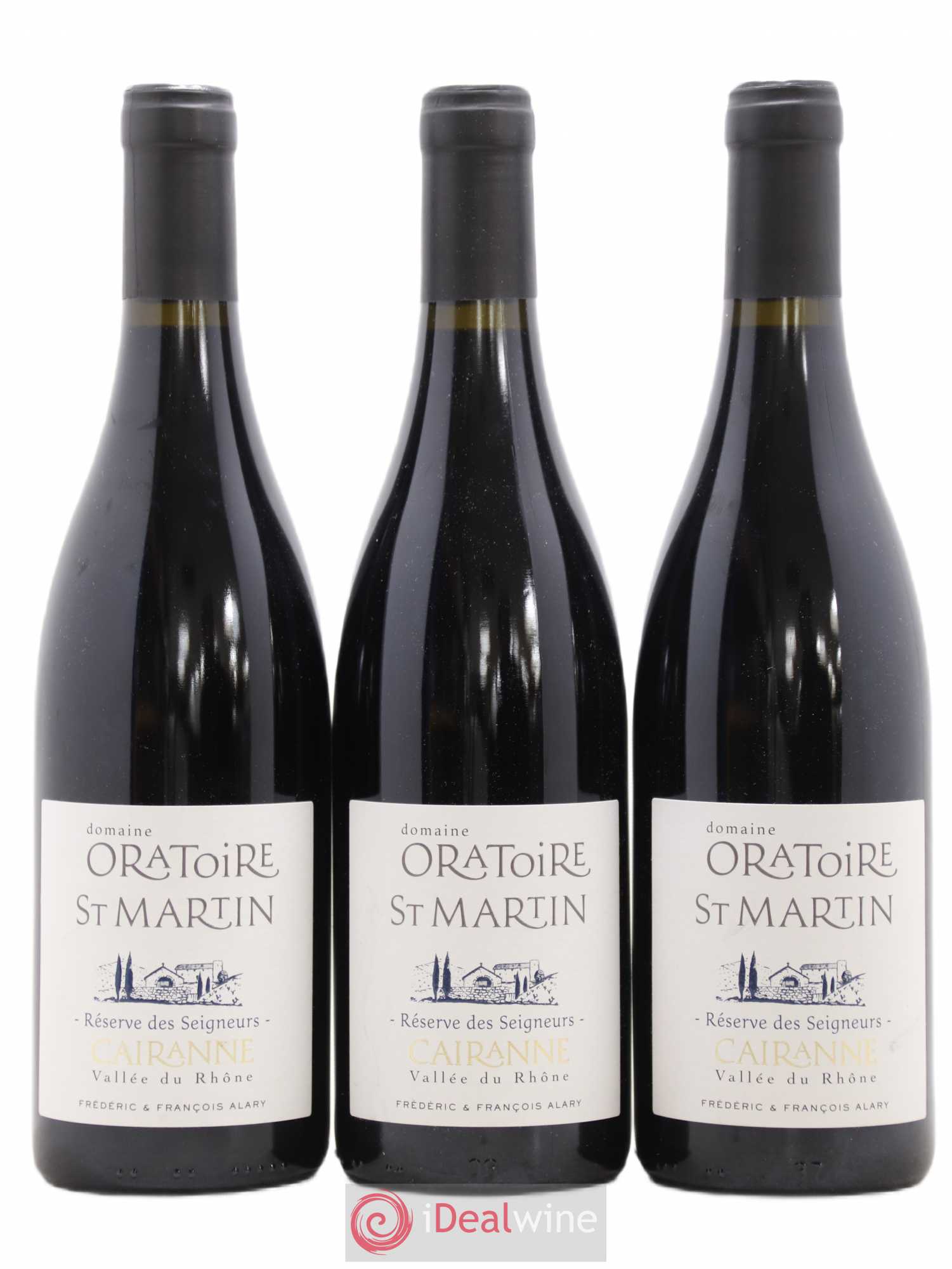 Cairanne Réserve des Seigneurs Oratoire Saint-Martin - Frédéric et François Alary (sans prix de réserve) 2015 - Lot de 3 bouteilles - 0