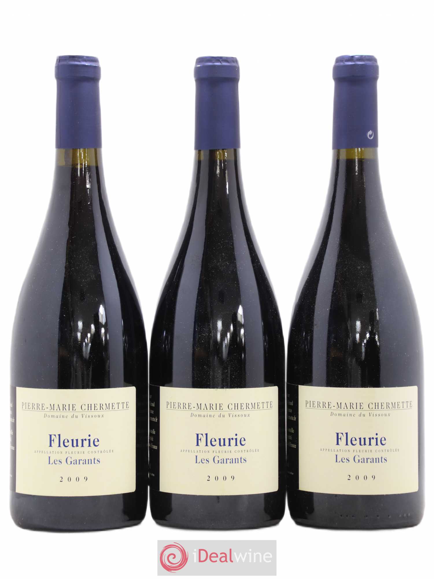 Fleurie Les Garants Domaine du Vissoux - P-M. Chermette 2009 - Lot de 3 bouteilles - 0