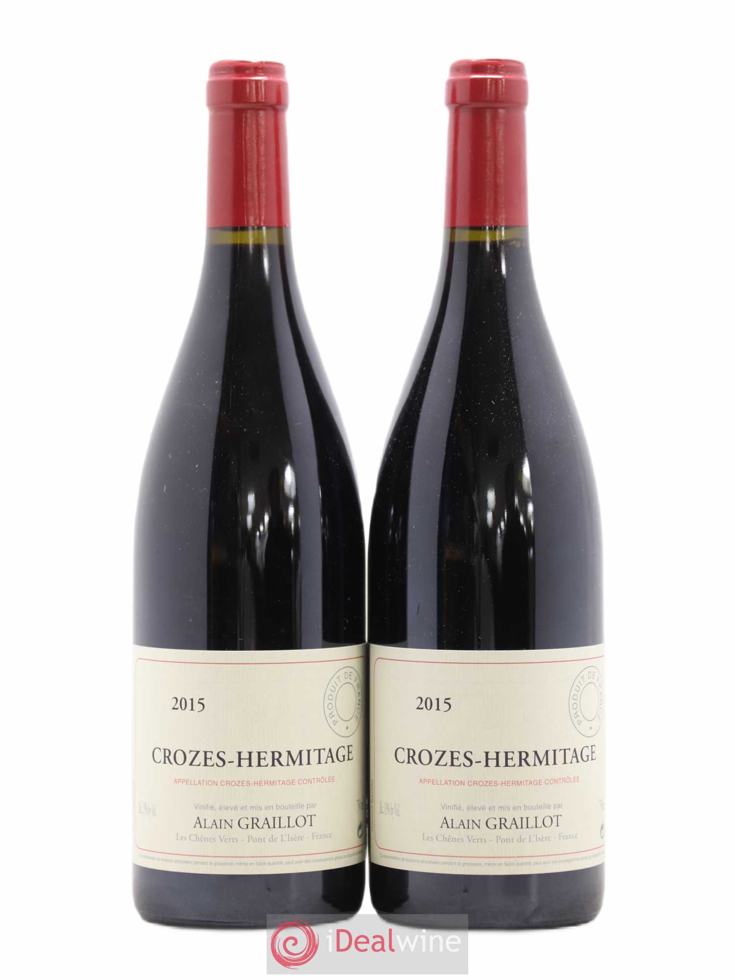 Crozes-Hermitage Domaine Graillot 2015 - Lot de 2 bouteilles - 0