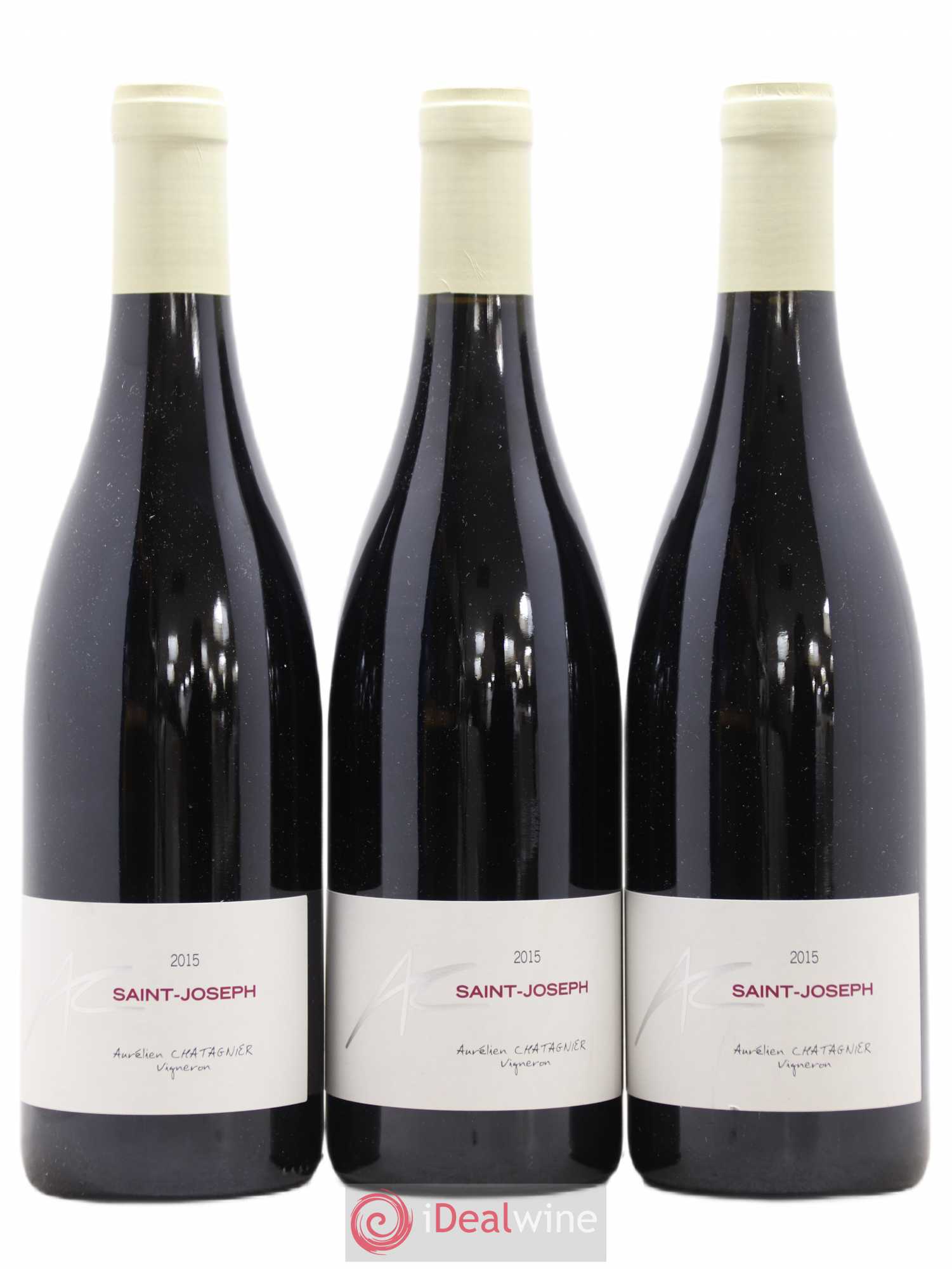 Saint-Joseph Aurelien Chataignier 2015 - Lot de 3 bouteilles - 0