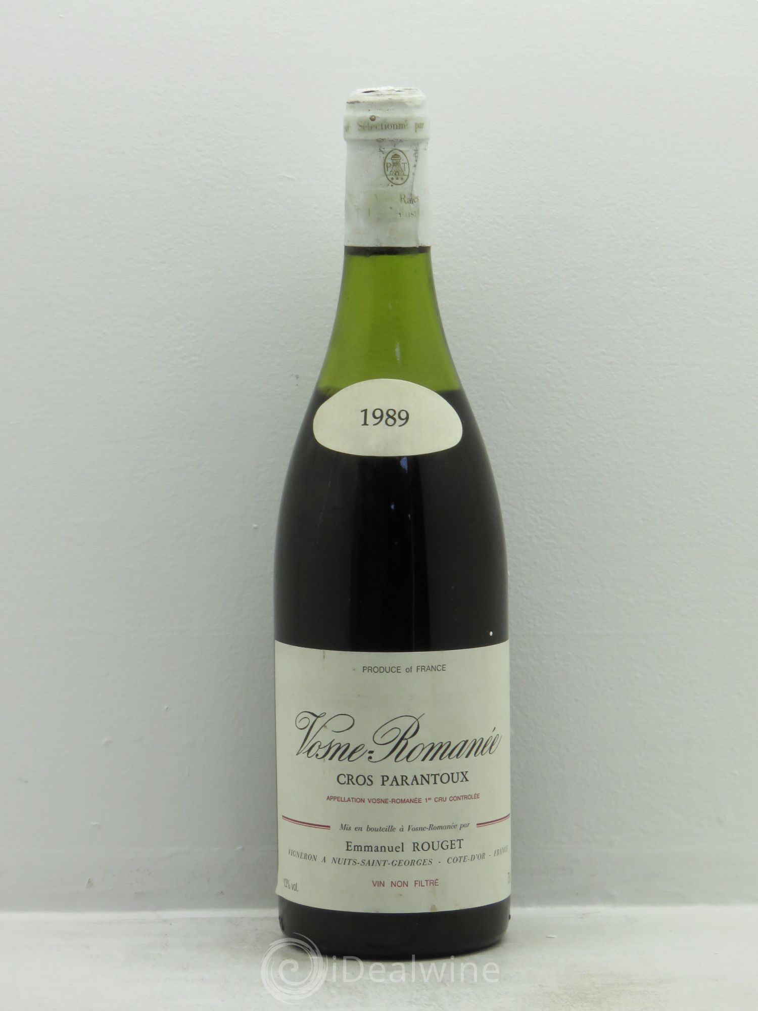Vosne-Romanée 1er Cru Cros Parantoux Emmanuel Rouget 1989 - Lot de 1 bouteille - 0