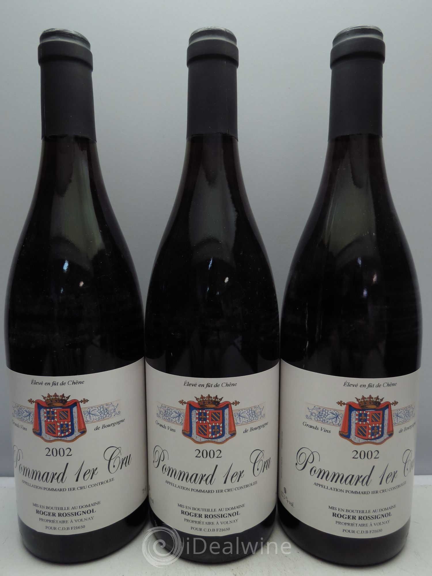 Pommard 1er Cru Domaine Rossignol 2002 - Posten von 3 Flaschen - 0