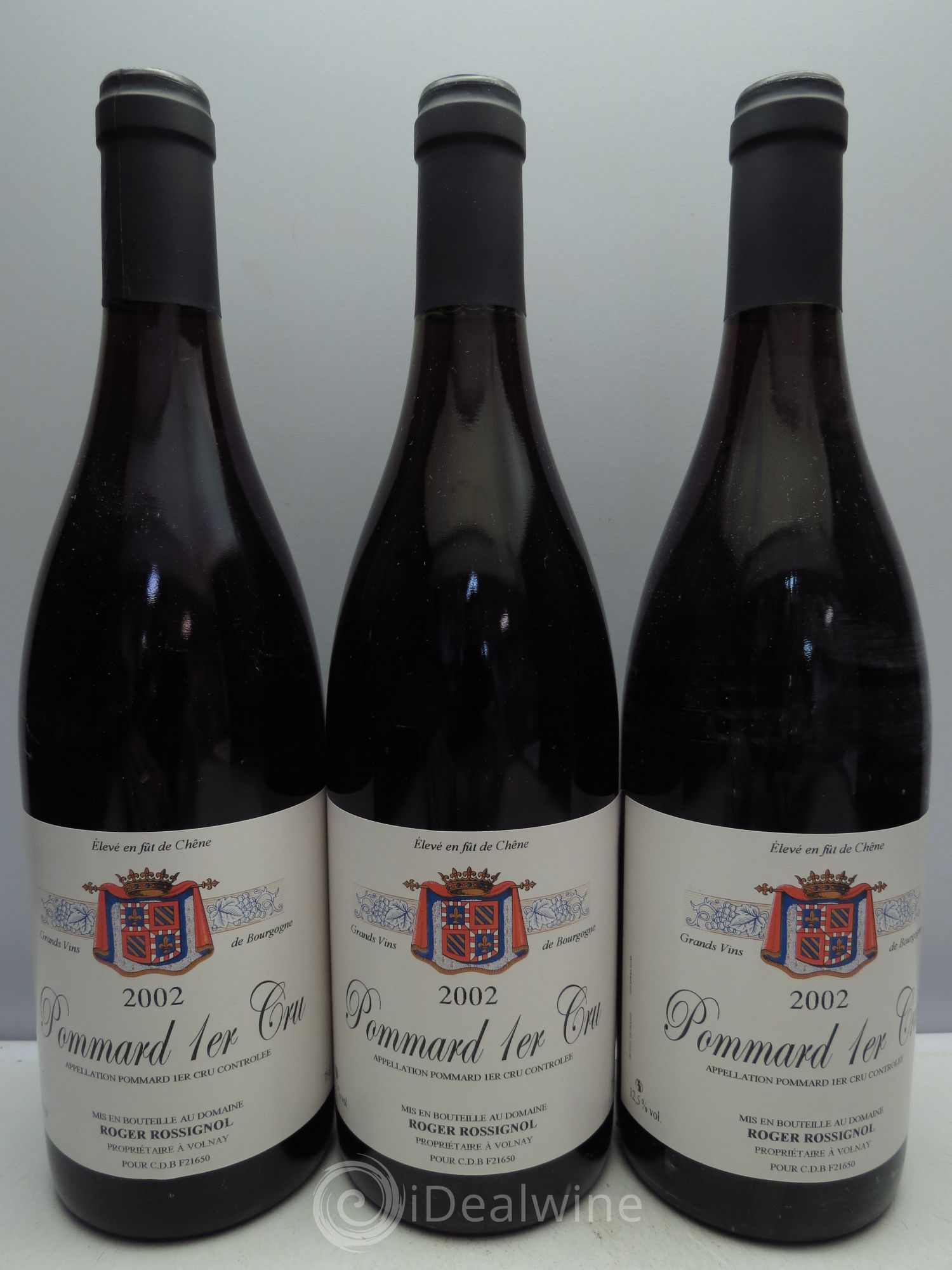 Pommard 1er Cru Domaine Rossignol 2002 - Posten von 3 Flaschen - 0