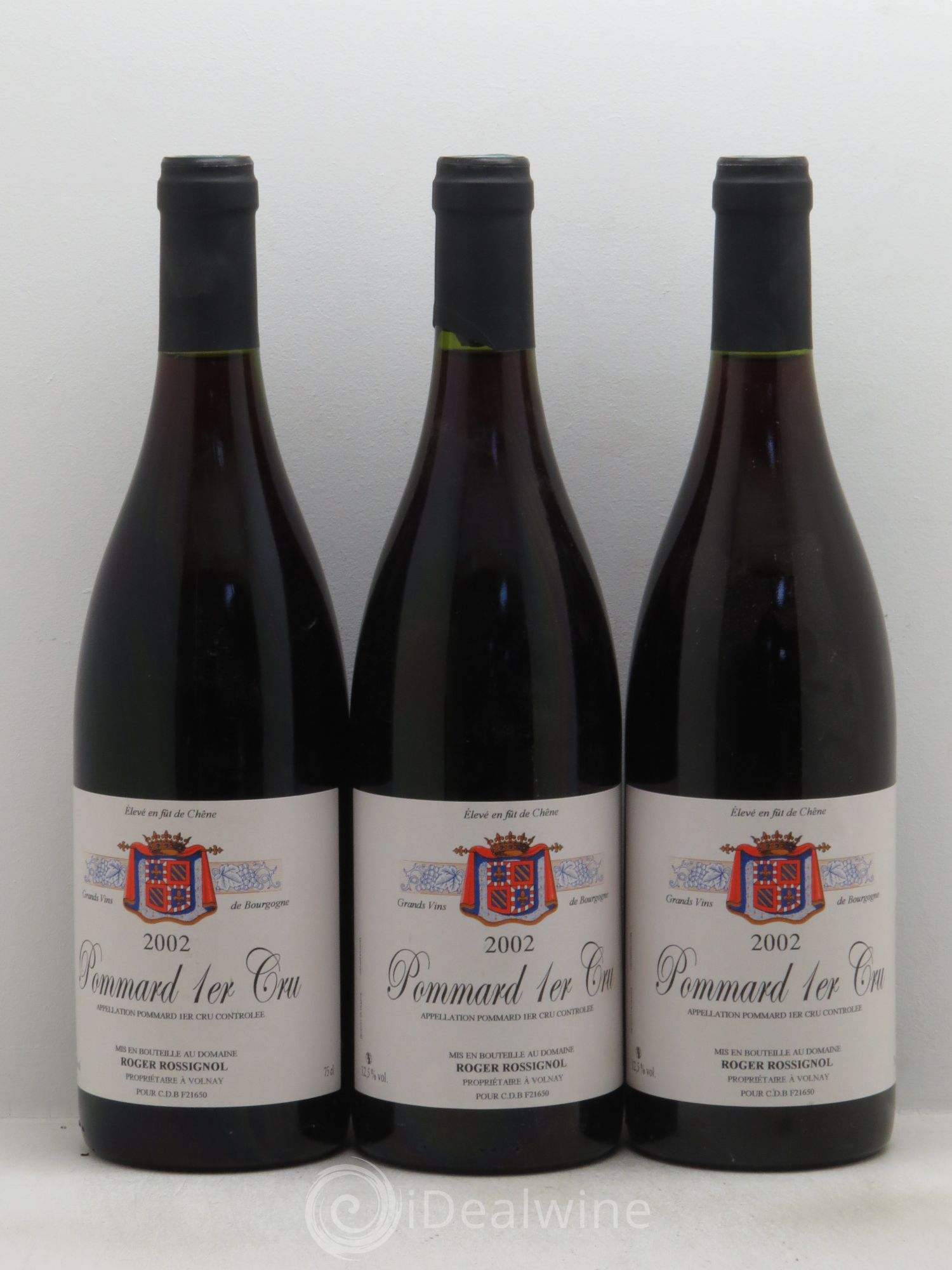 Pommard 1er Cru Domaine Rossignol 2002 - Posten von 3 Flaschen - 0