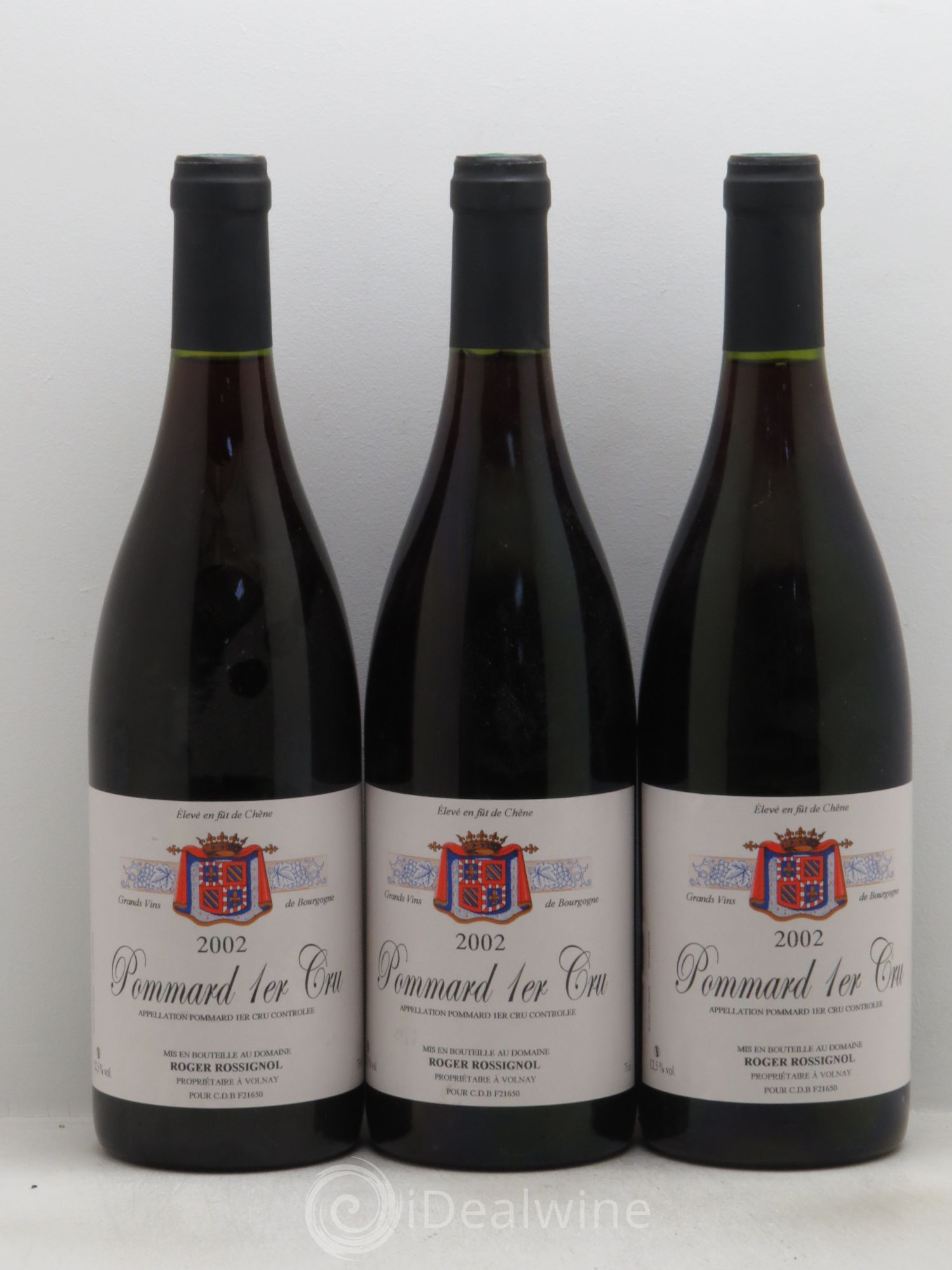 Pommard 1er Cru Domaine Rossignol 2002 - Posten von 3 Flaschen - 0