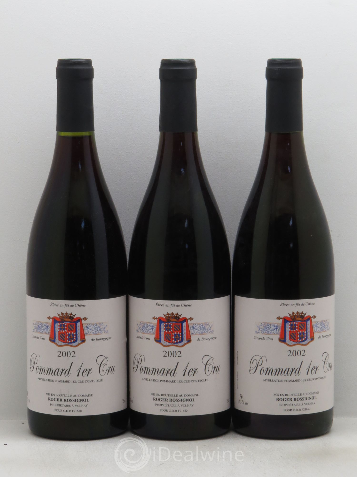 Pommard 1er Cru Domaine Rossignol 2002 - Posten von 3 Flaschen - 0