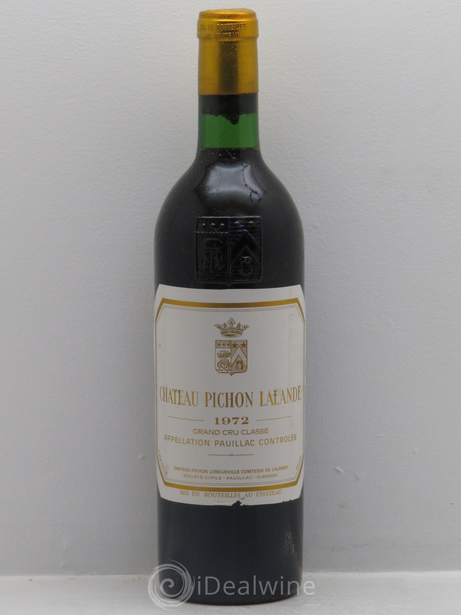 Château Pichon Longueville Comtesse de Lalande 2ème Grand Cru Classé 1972 - Lot de 1 bouteille - 0