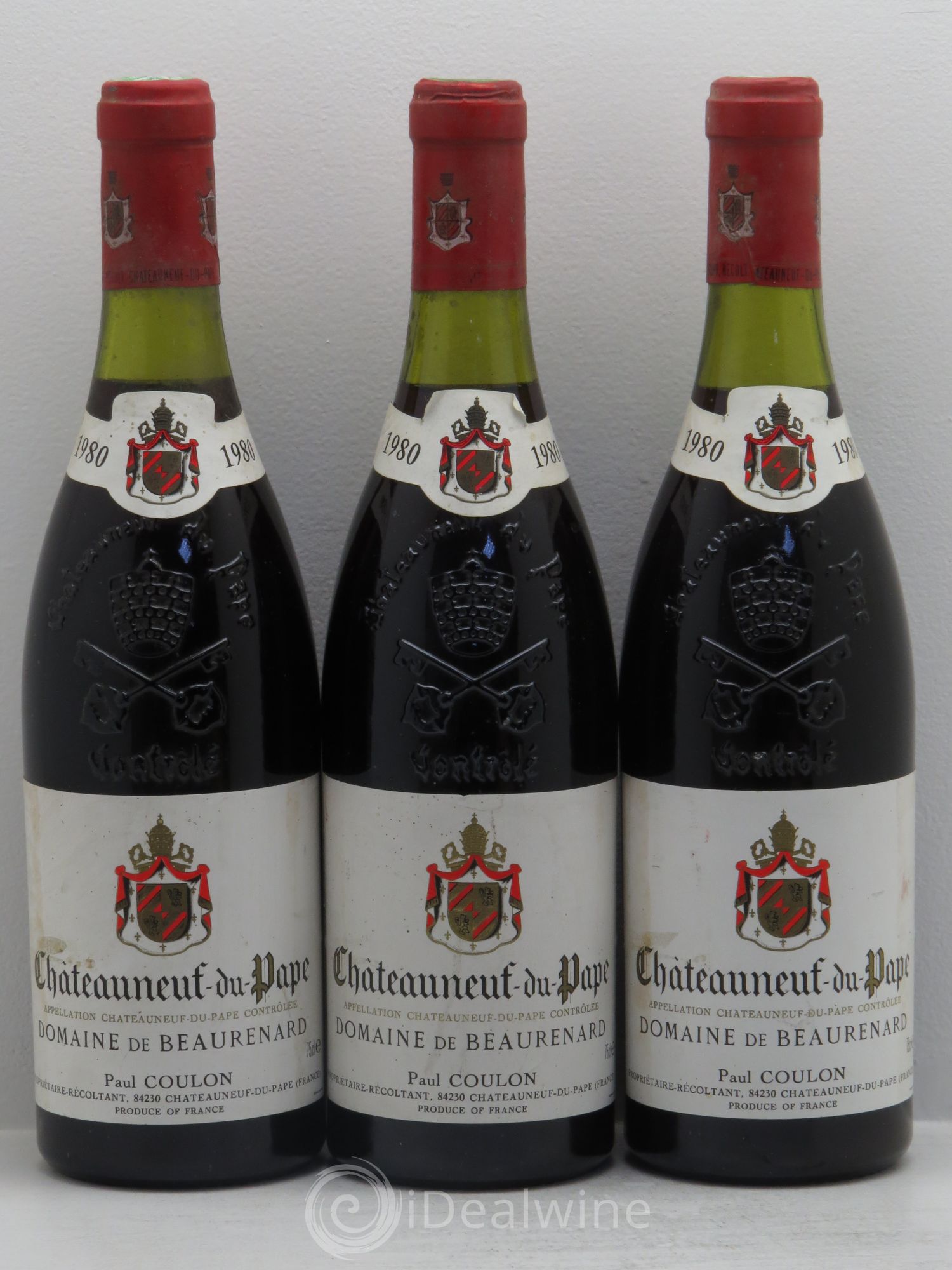 Châteauneuf-du-Pape Beaurenard (Domaine de) 1980 - Lot de 3 bouteilles - 0