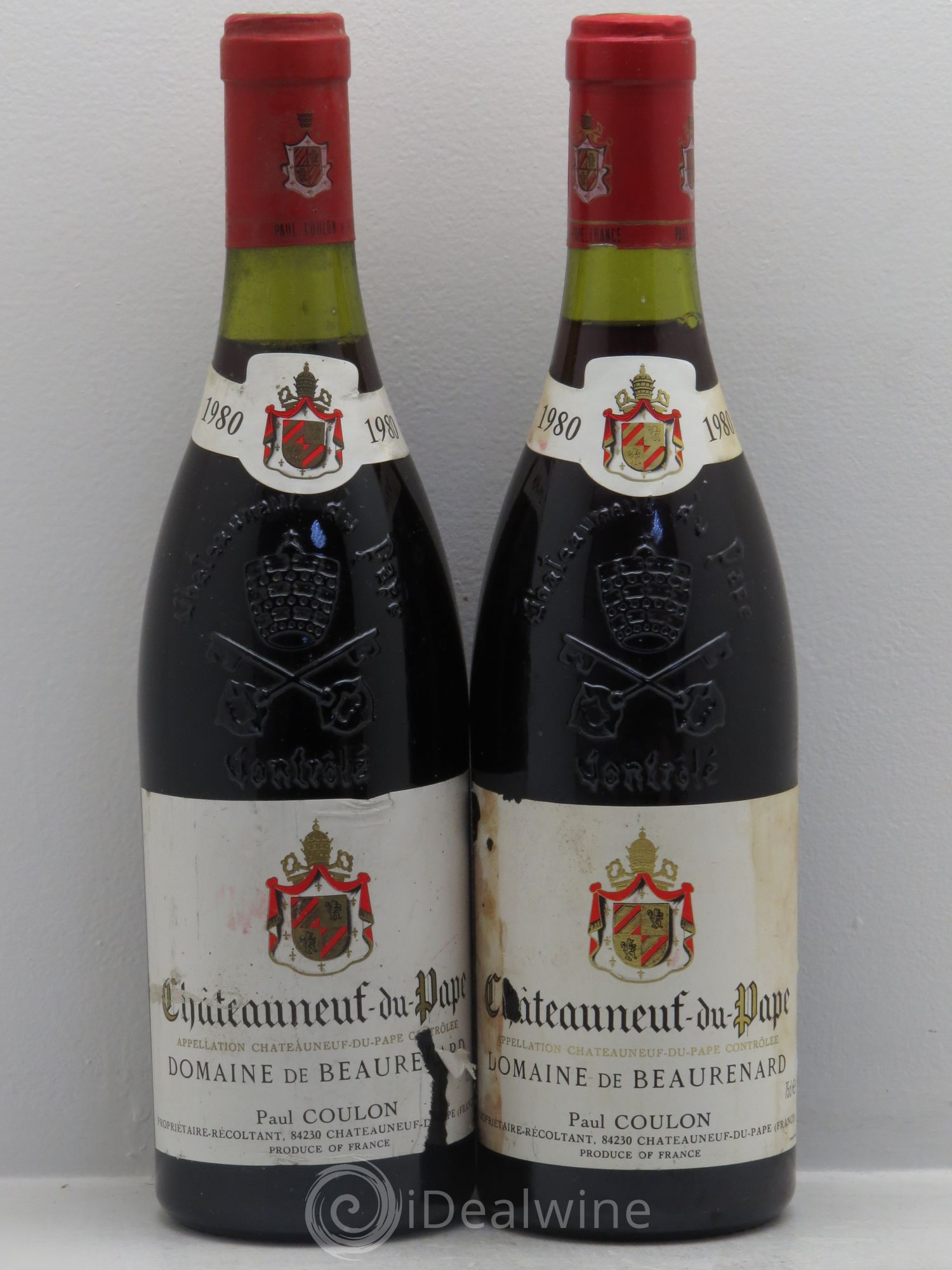 Châteauneuf-du-Pape Beaurenard (Domaine de) 1980 - Lot de 2 bouteilles - 0