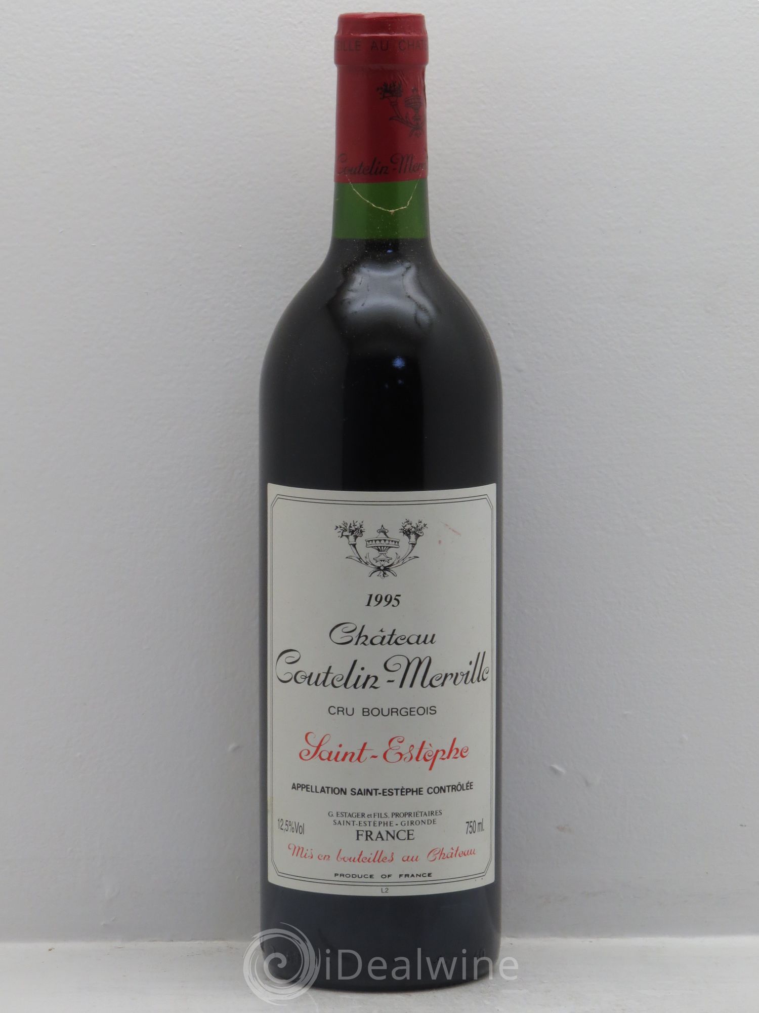 Château Coutelin-Merville Cru Bourgeois 1995 - Lot de 6 bouteilles - 0